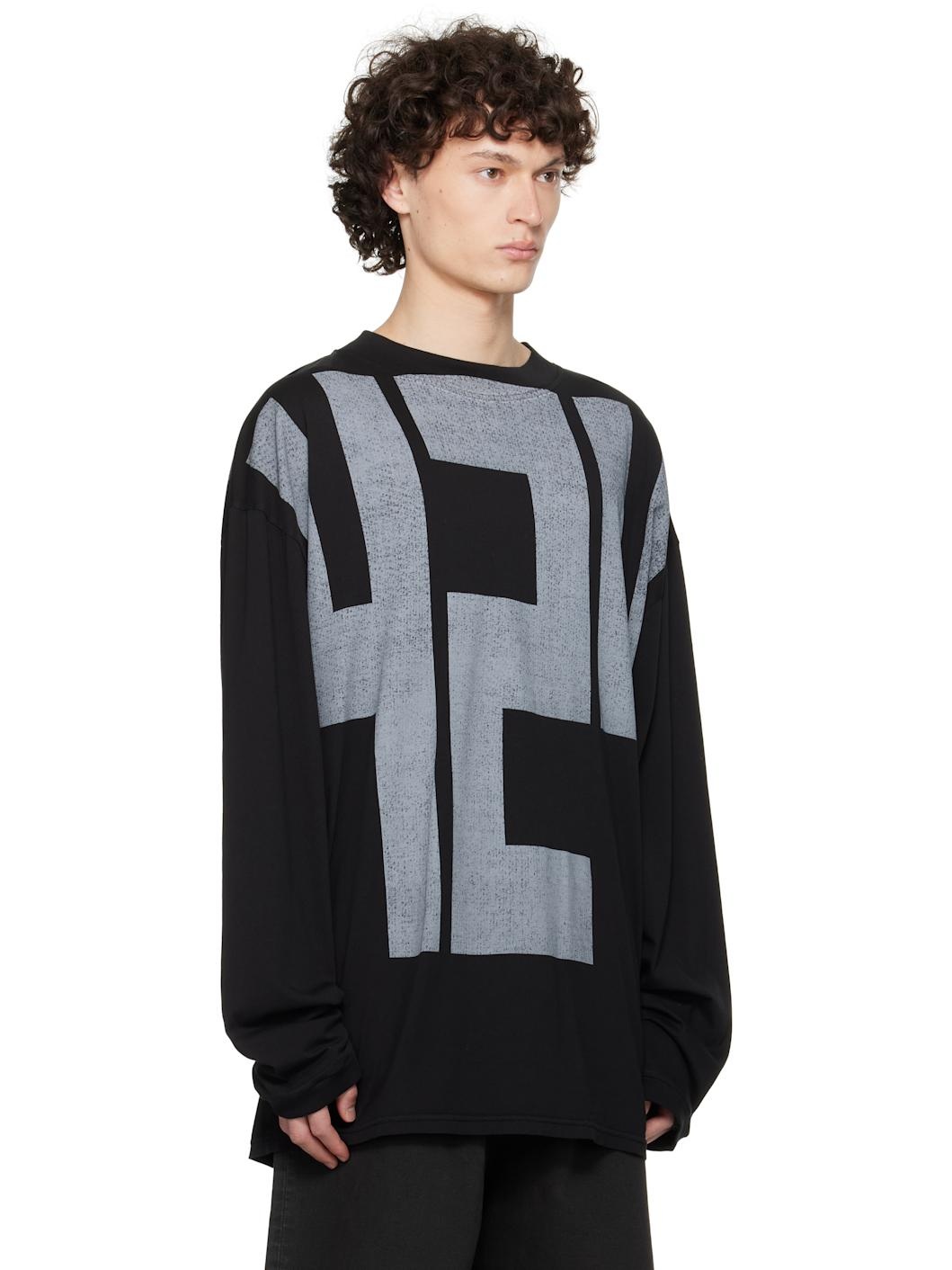 Black '424' Block T-shirt - 2