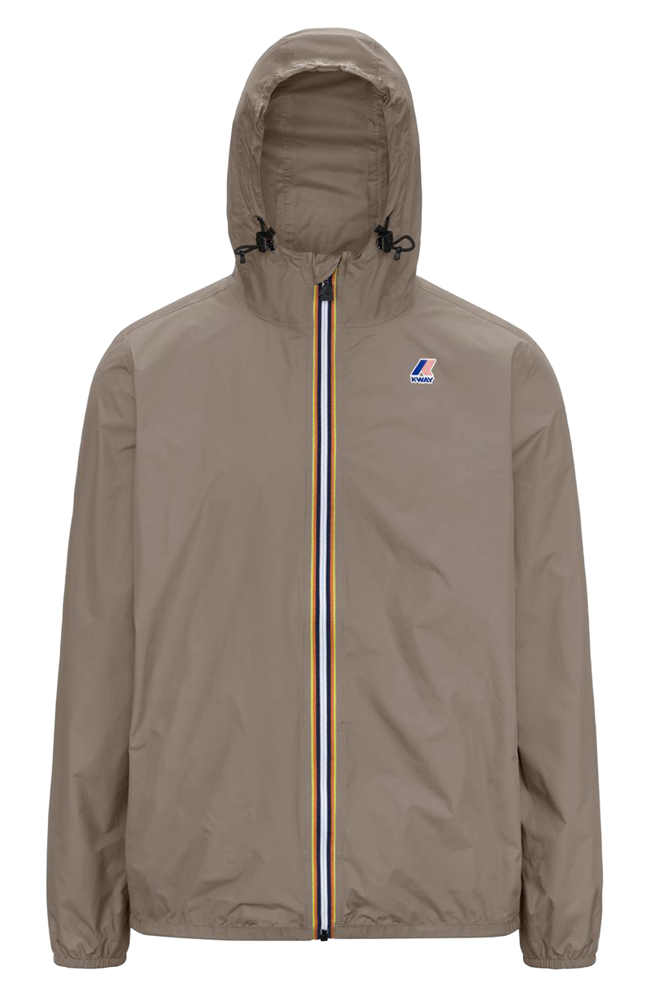 K-Way Le Vrai 4.0 Claude Water Repellent Jacket in Beige Taupe at Nordstrom - 4
