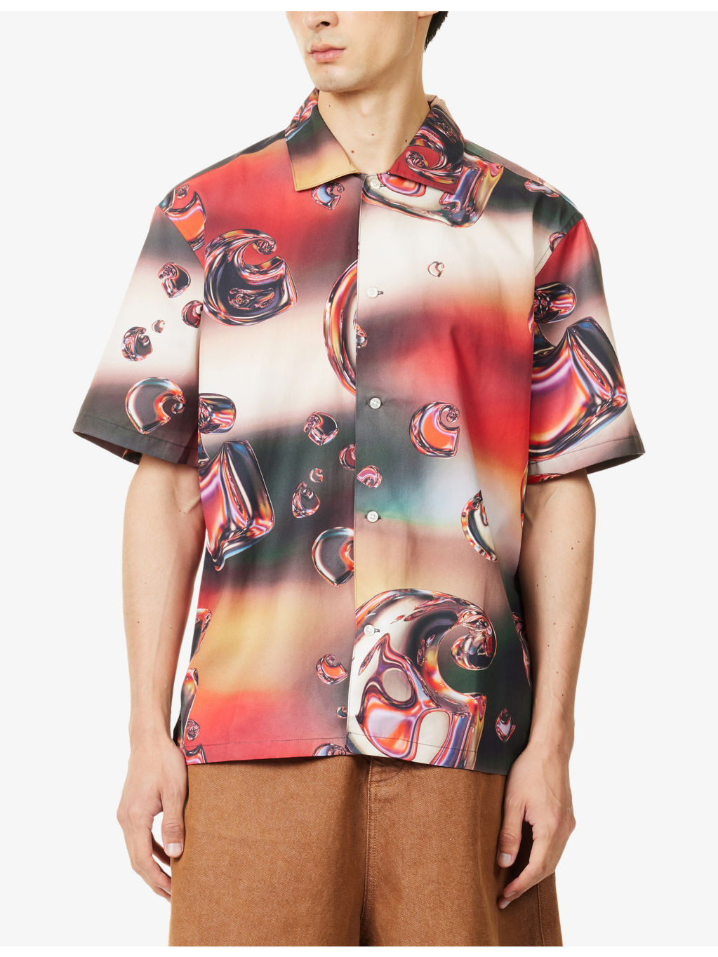 Solar Chrome Short-Sleeves Woven Shirt - 3