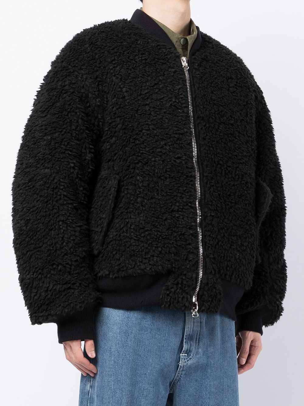 ZIP-DETAIL BOMBER JACKET - 3