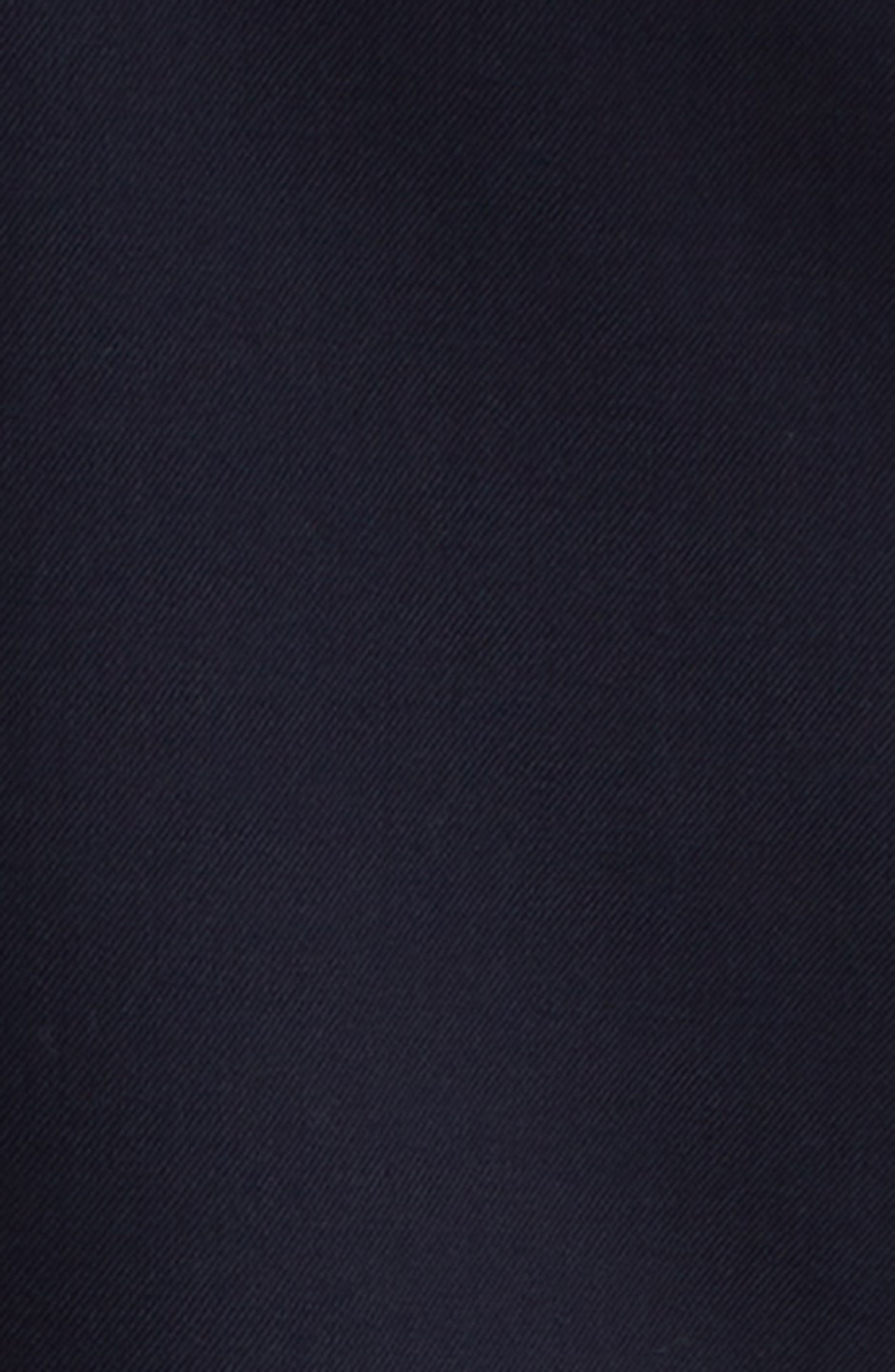 McQueen Low Rise Wool Cigarette Trousers in Navy at Nordstrom - 7