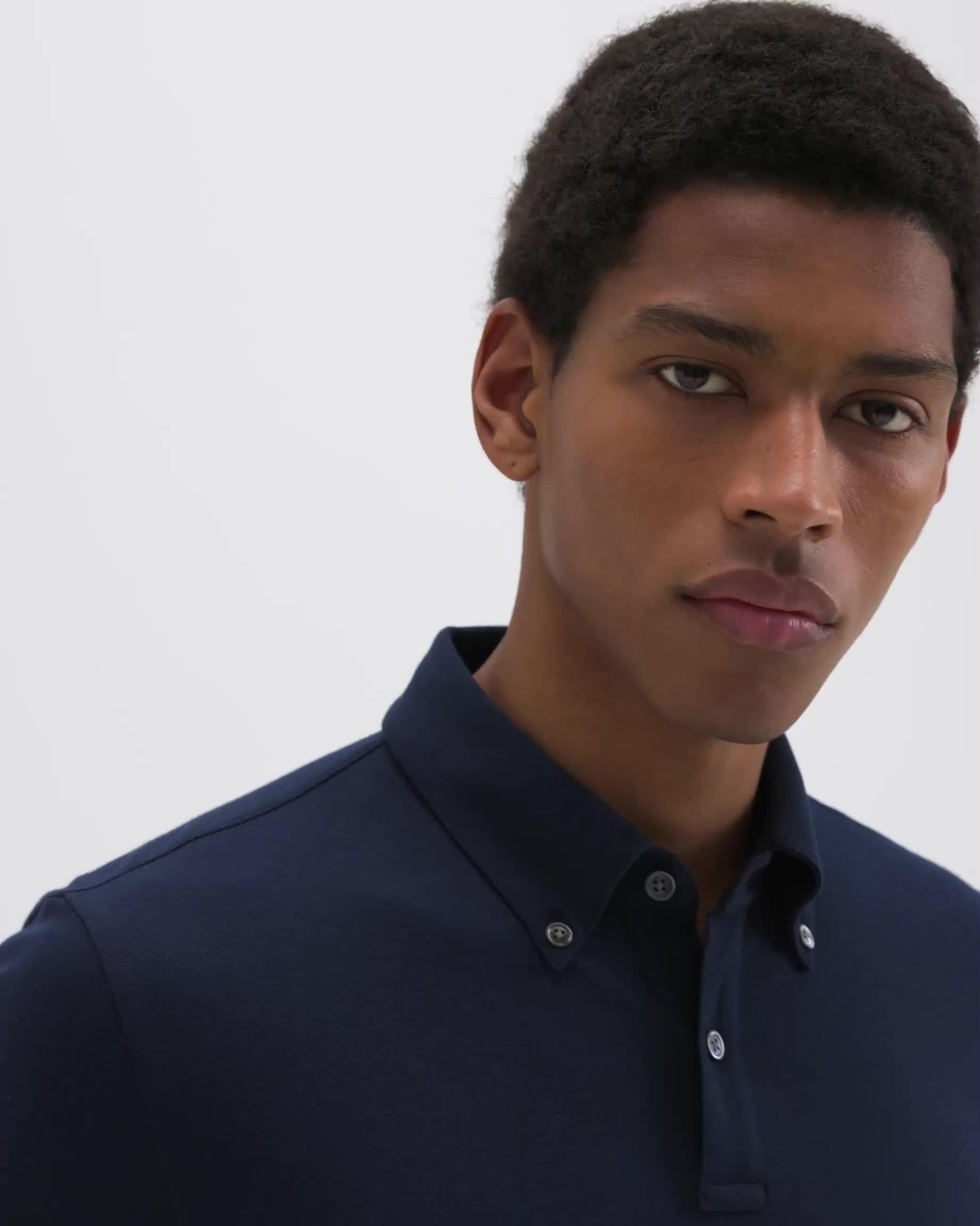 Tailored Polo Shirt in Function Piqué - 7