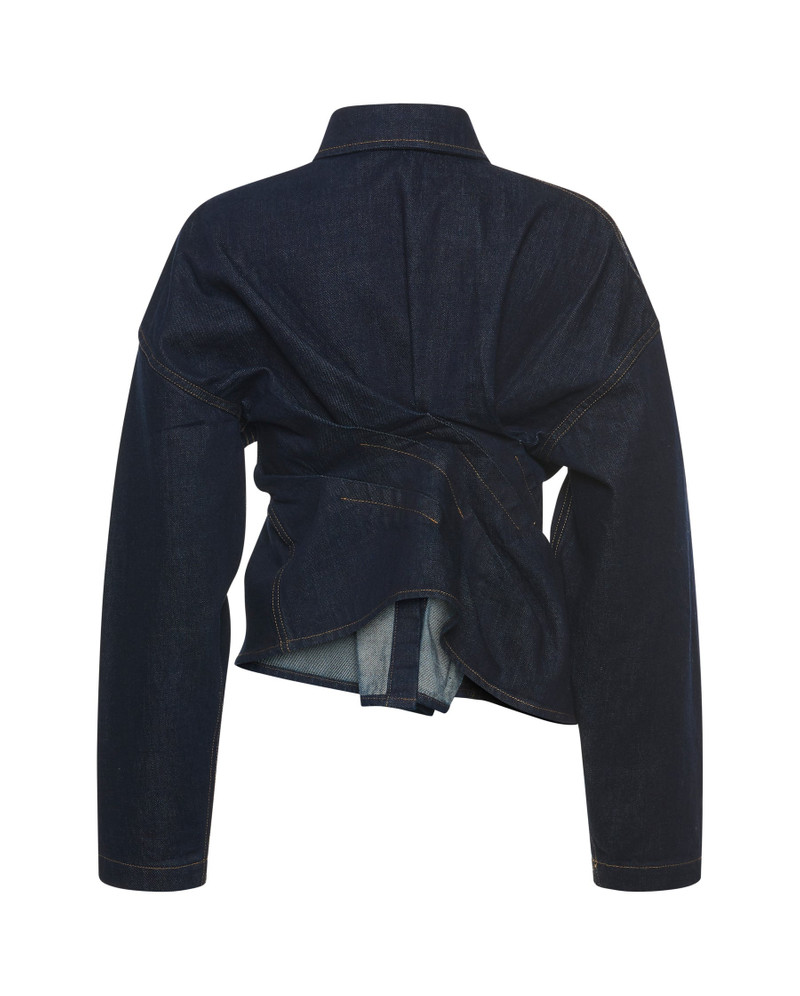 RINSE WASH DENIM SHIRT INDIGO 10