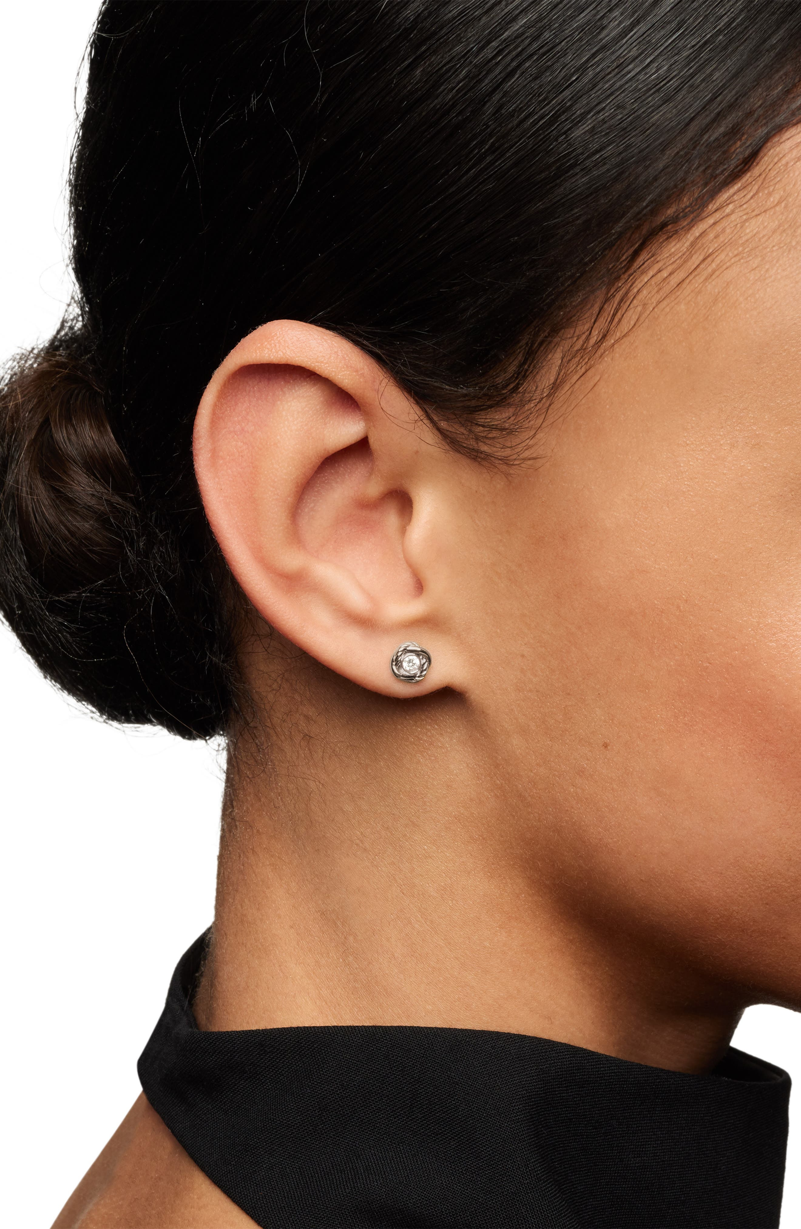 David Yurman Infinity Knot Diamond Stud Earrings at Nordstrom - 2