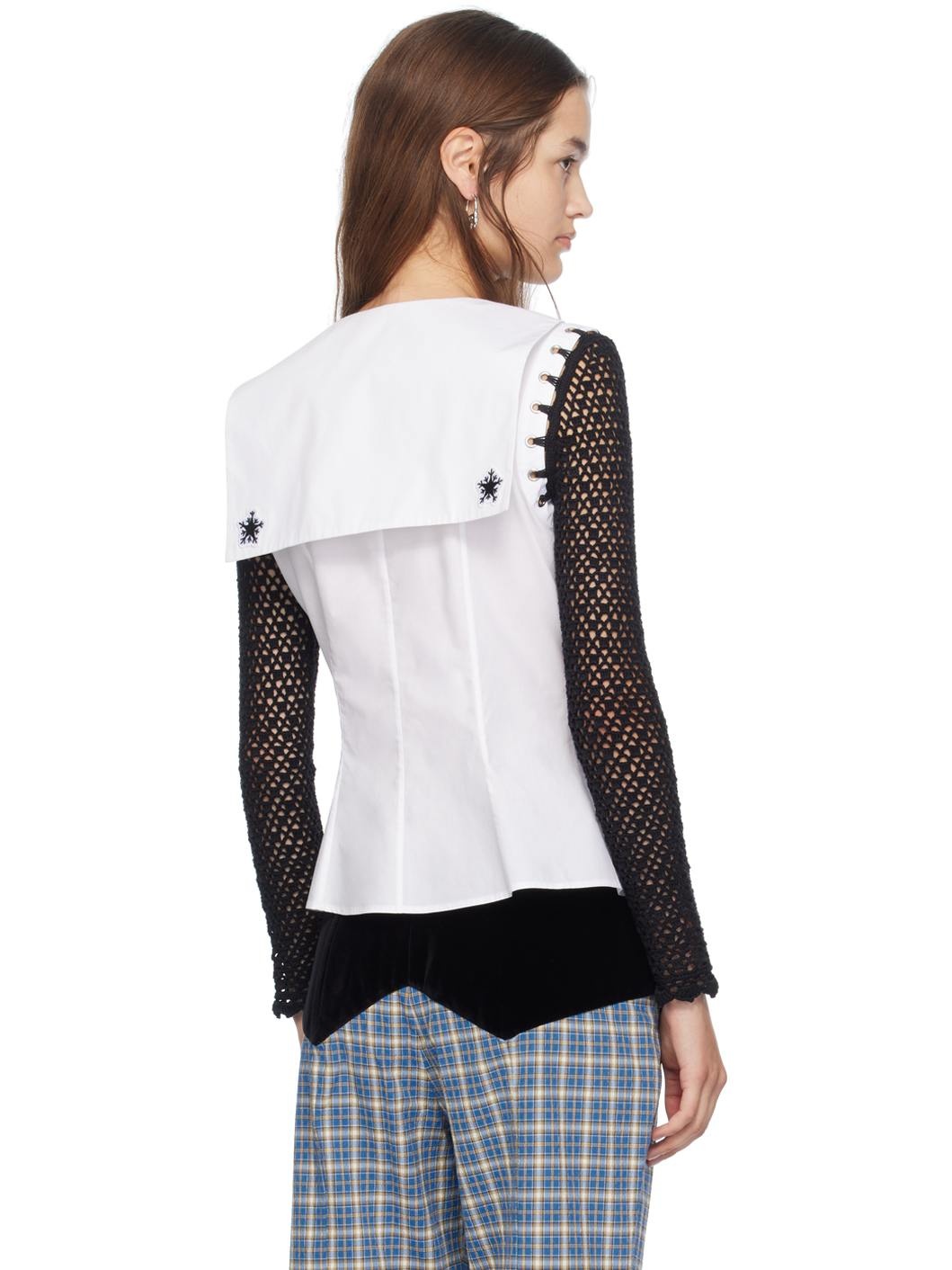 White Careen Shirt - 3