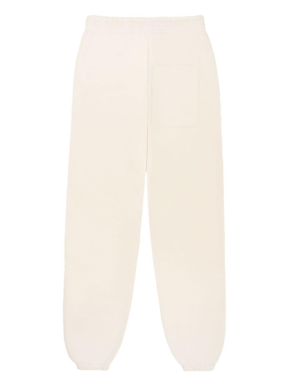 Serif logo-print track pants - 3
