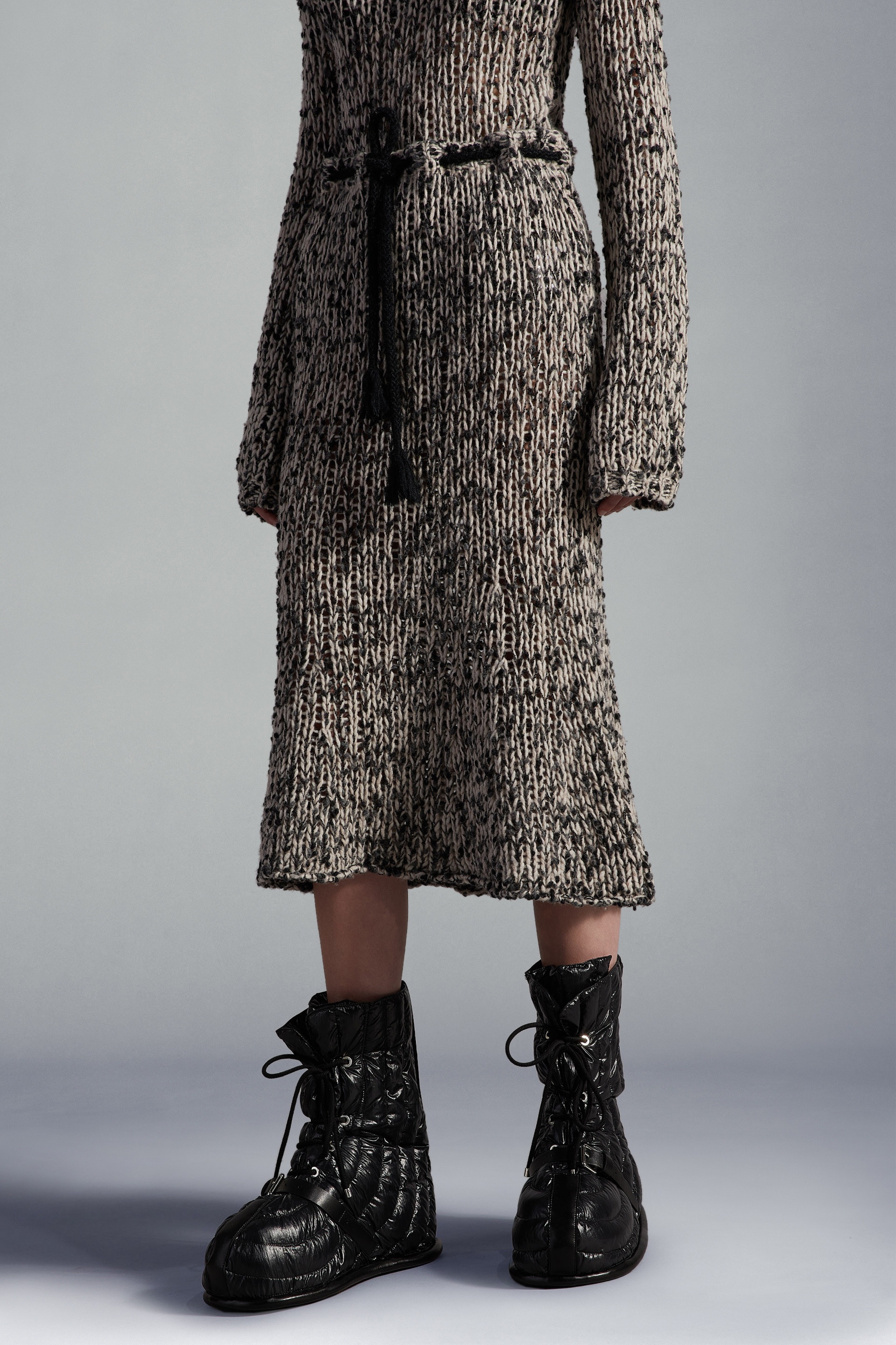 Wool Blend Midi Skirt - 3
