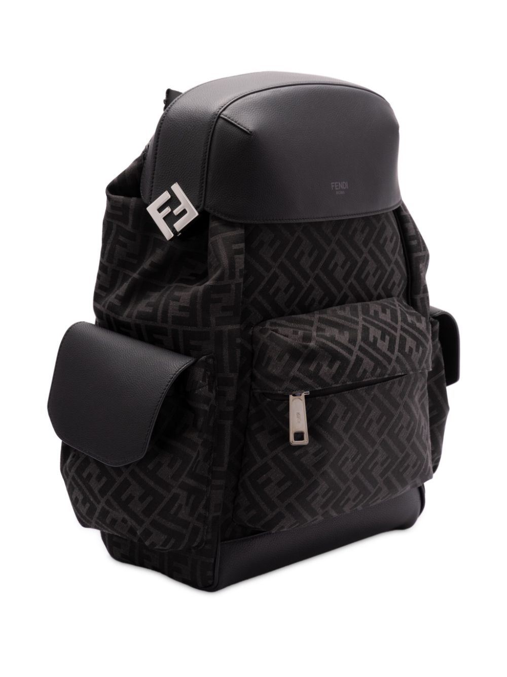 Fendi Drive FF jacquard backpack - 3