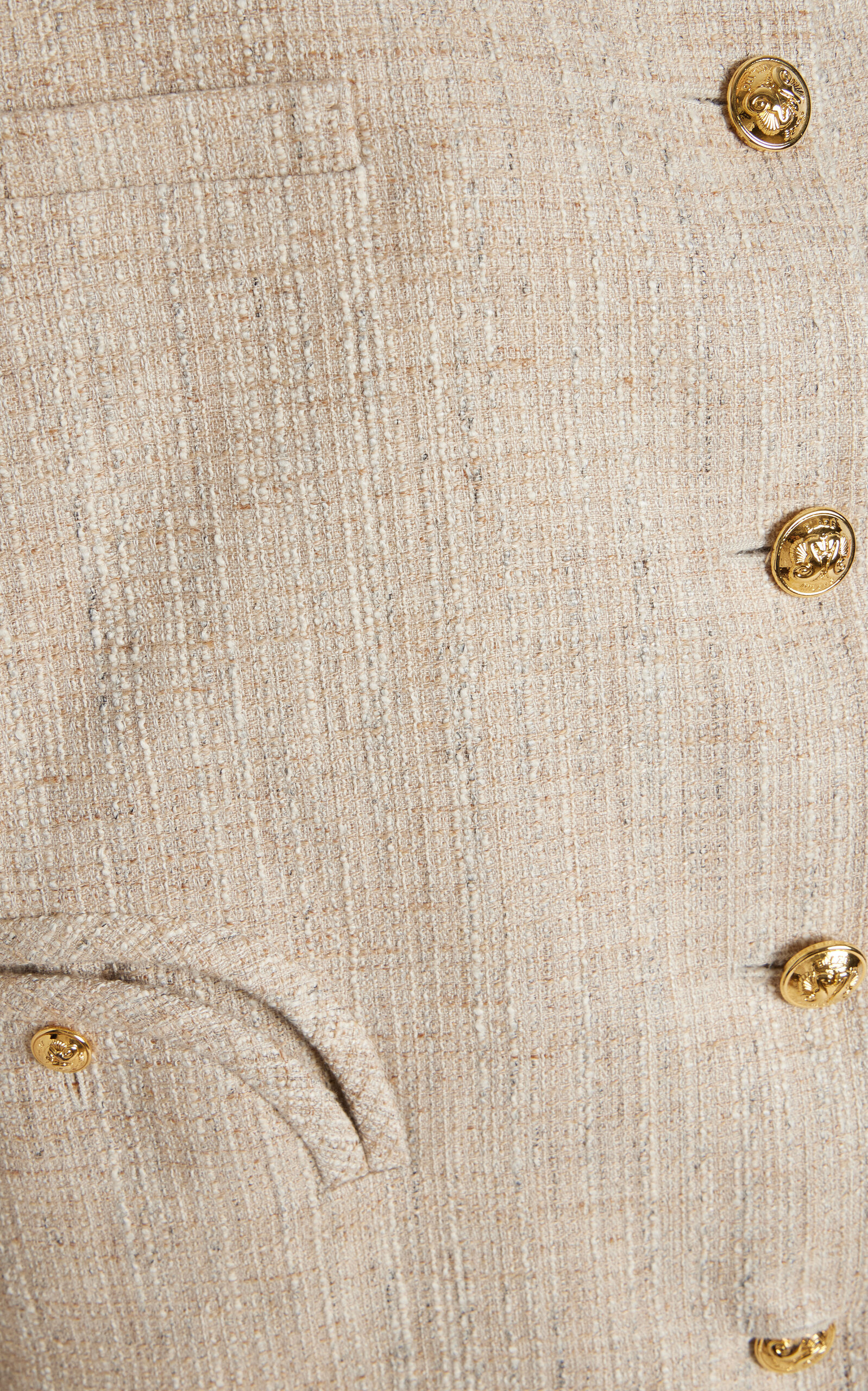 Cythera Gliss Bouclé Bolero Jacket ivory - 5
