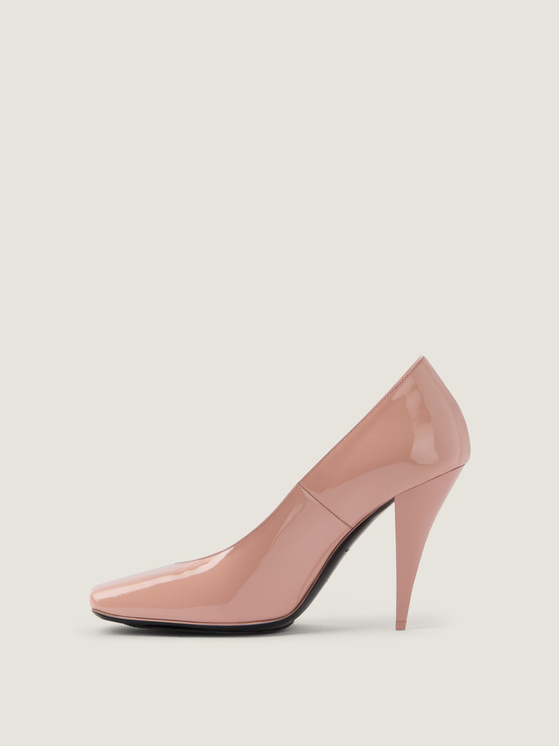 Givenchy SLICED SQUARE PUMPS IN PATENT LEATHER outlook