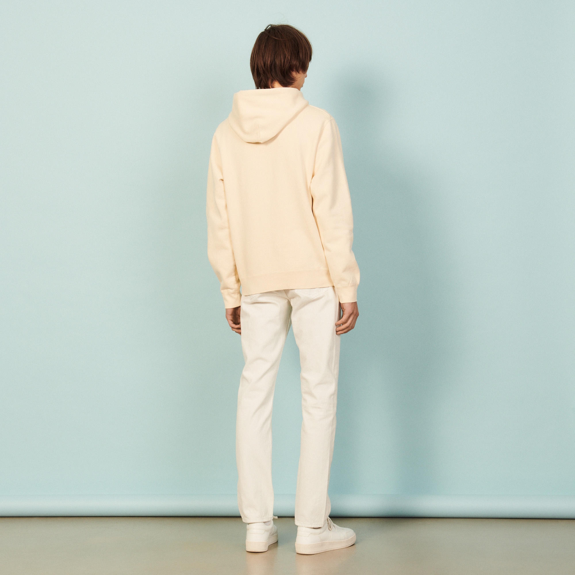 Hoodie sweatshirt with logo embroidery - 3