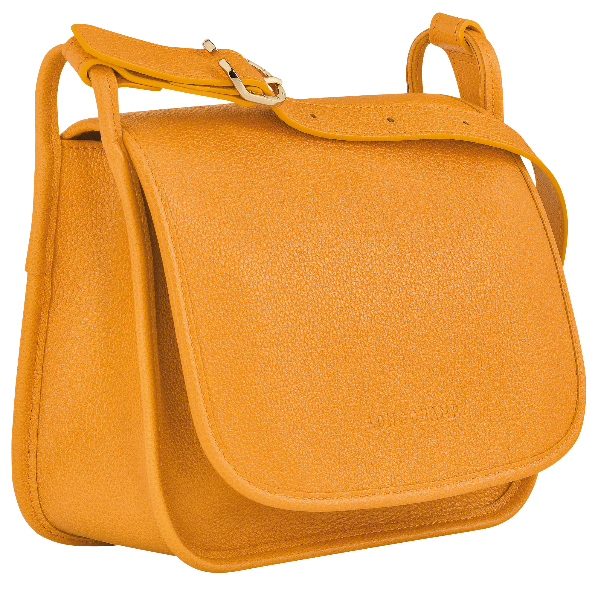 Le Foulonné S Crossbody bag Apricot - Leather - 3