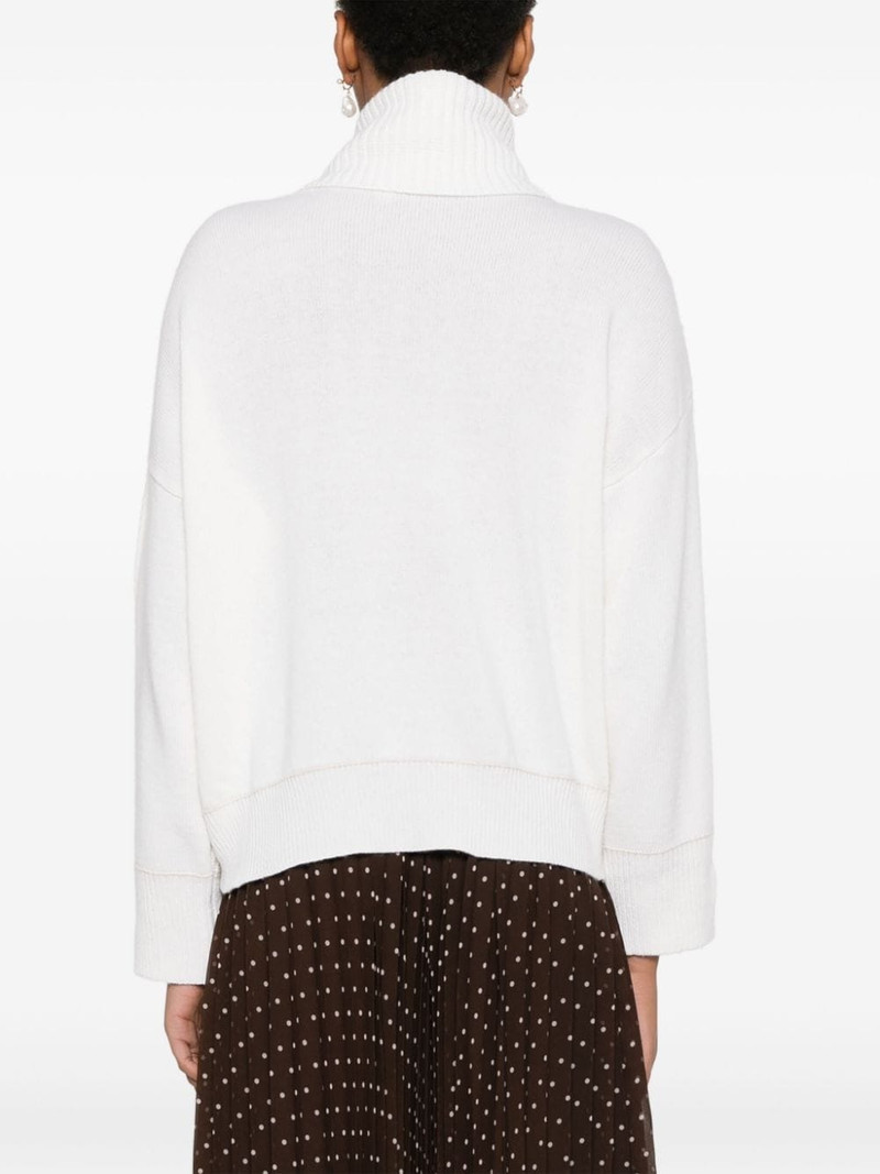 logo-embroidered sweater 4
