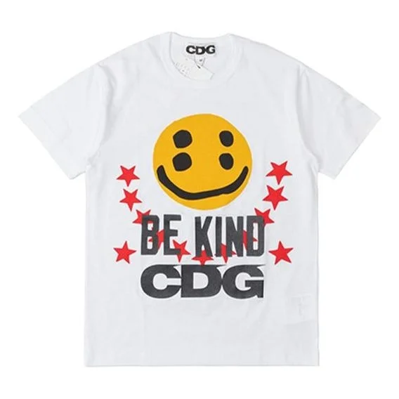 COMME des GARCONS CDG x Cactus Plant Flea Market Smiley face Tee 'White' SZ-T038 - 1
