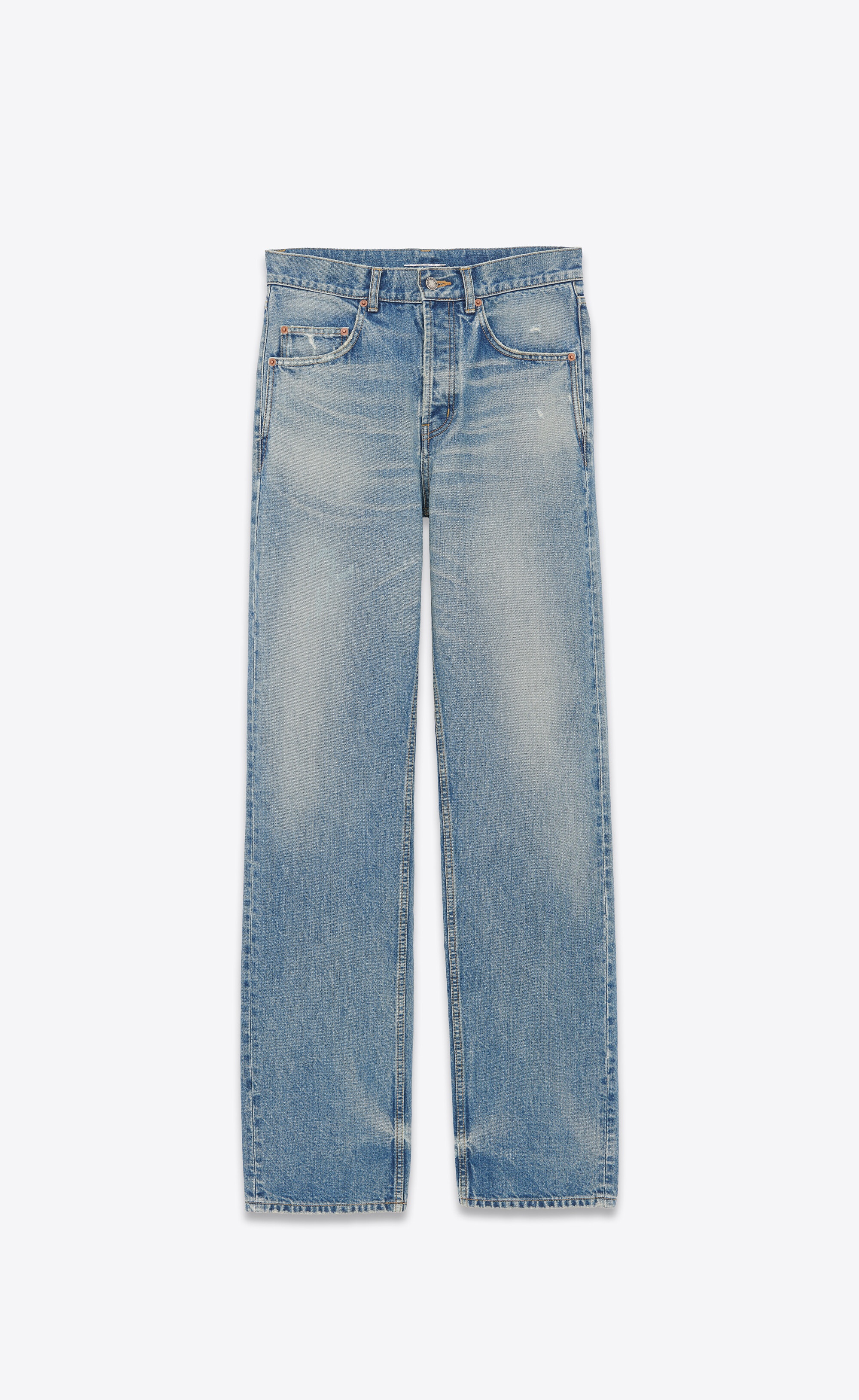 long baggy jeans in charlotte blue denim - 1