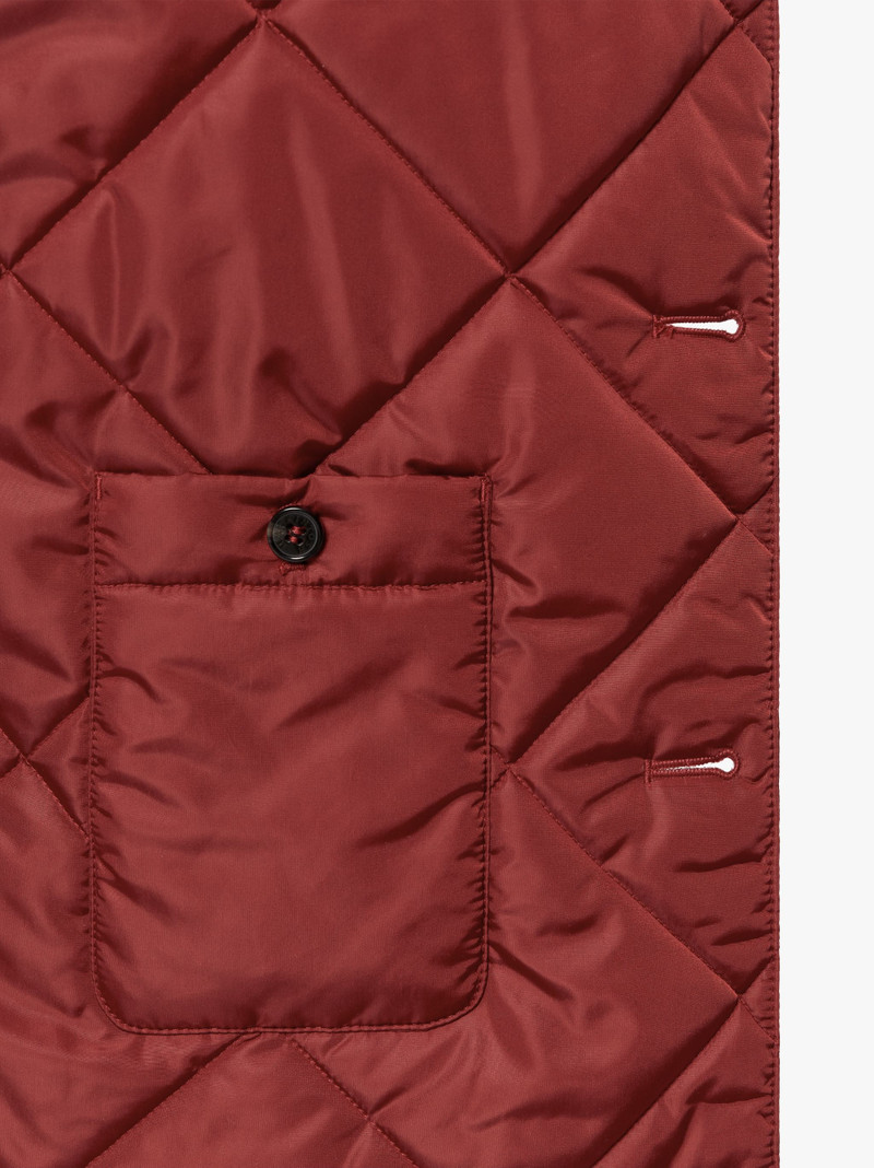 DUNDEE BRICK RED NYLON LINER VEST | QC-107 5
