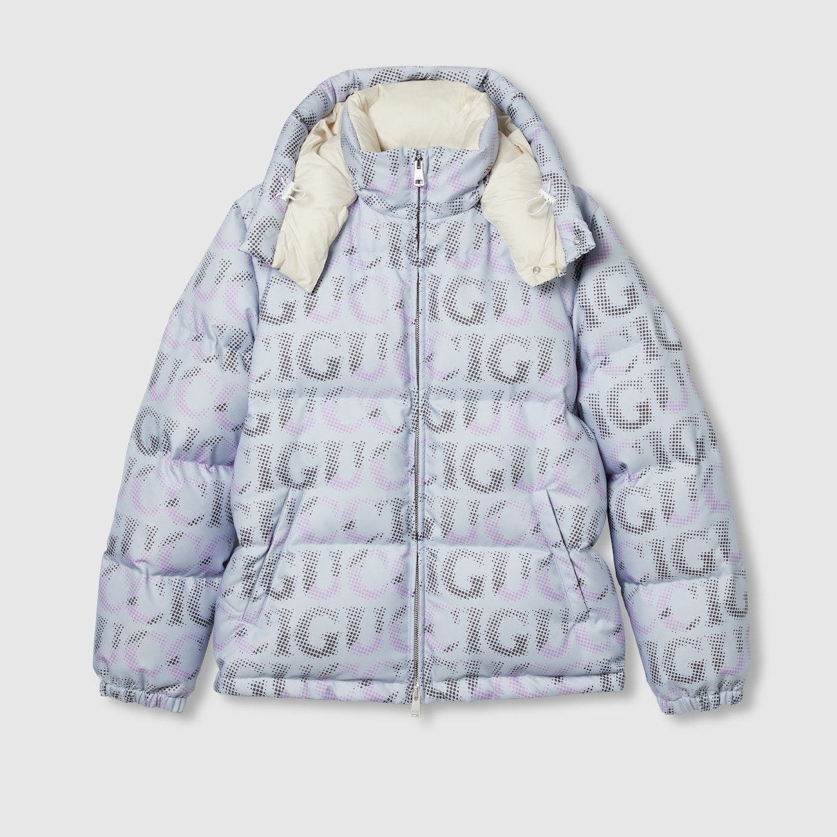 Nylon puffer jacket - 1