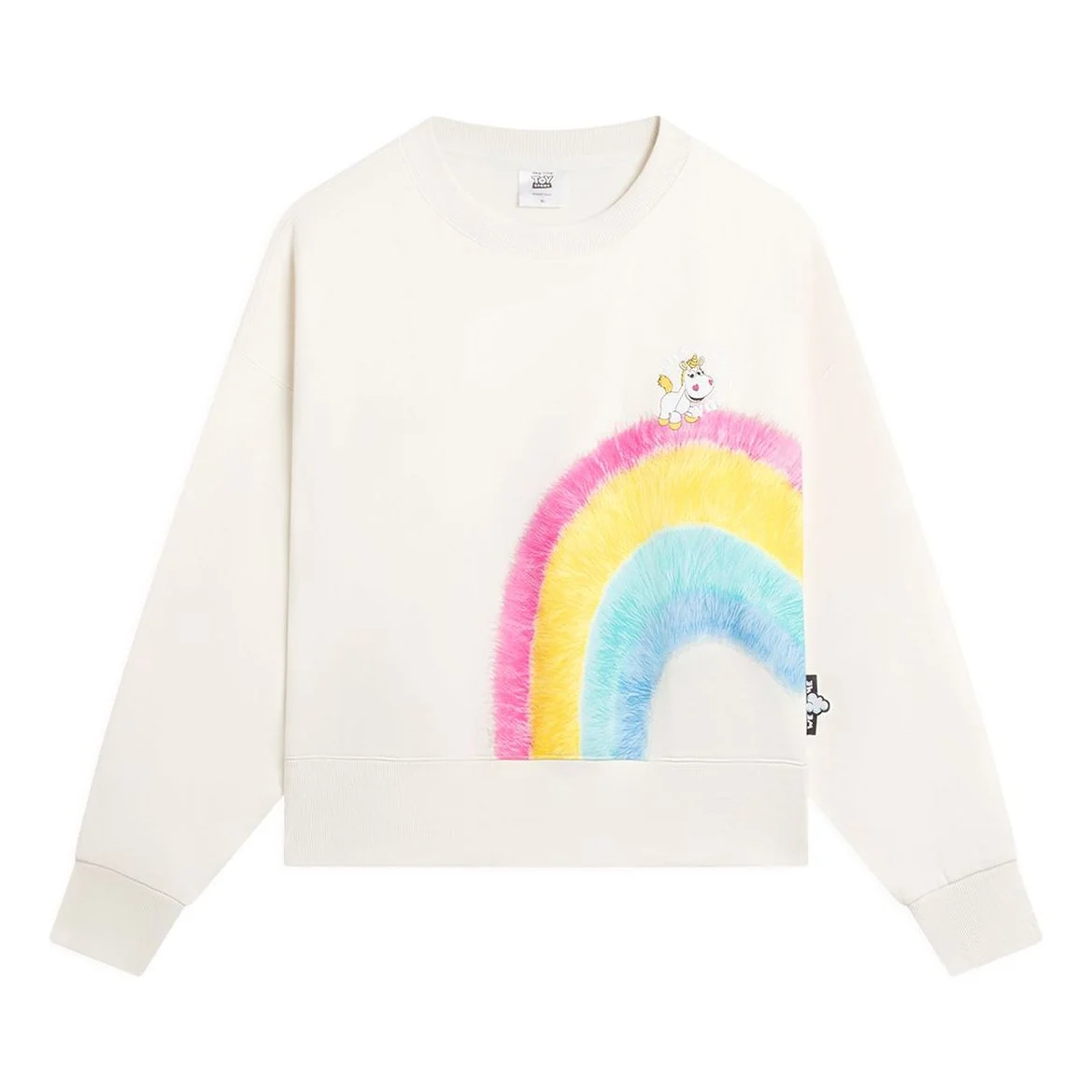(WMNS) Li-Ning x Disney Toy Story Graphic Sweatshirt 'Beige' AWDSF34-2 - 1