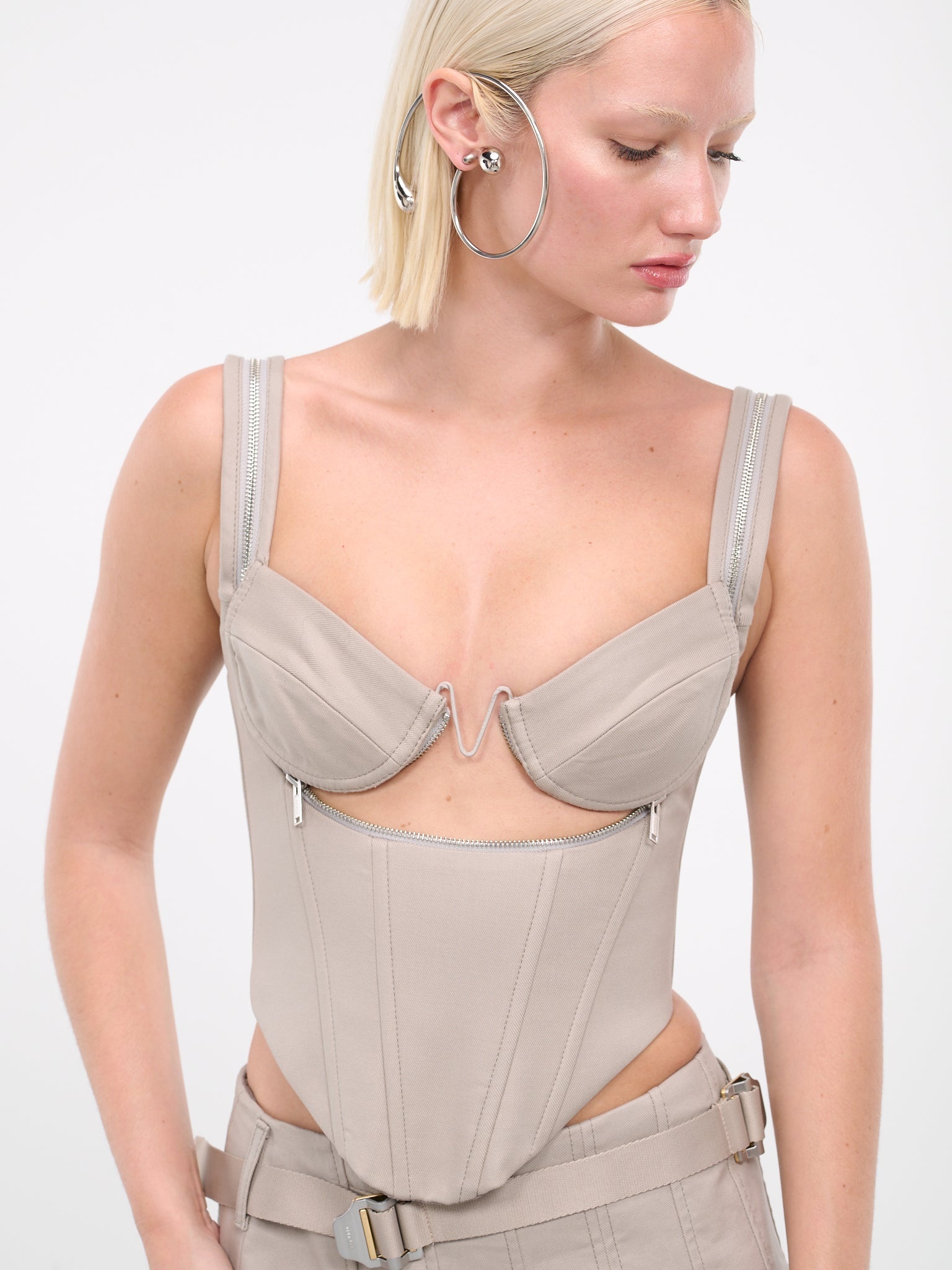 Zip Underwire Corset - 4