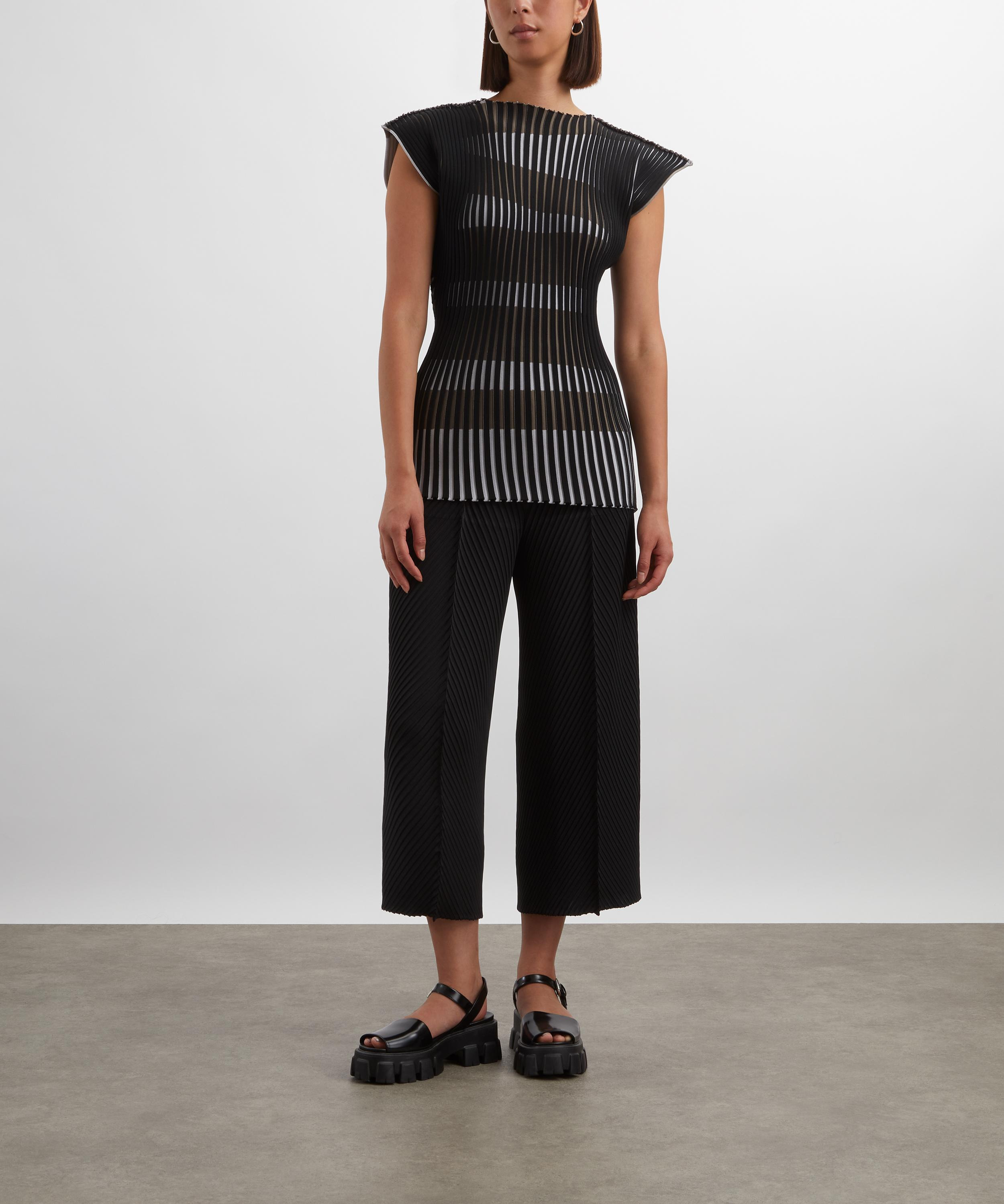 STRIPE PLATING KNIT Top - 2
