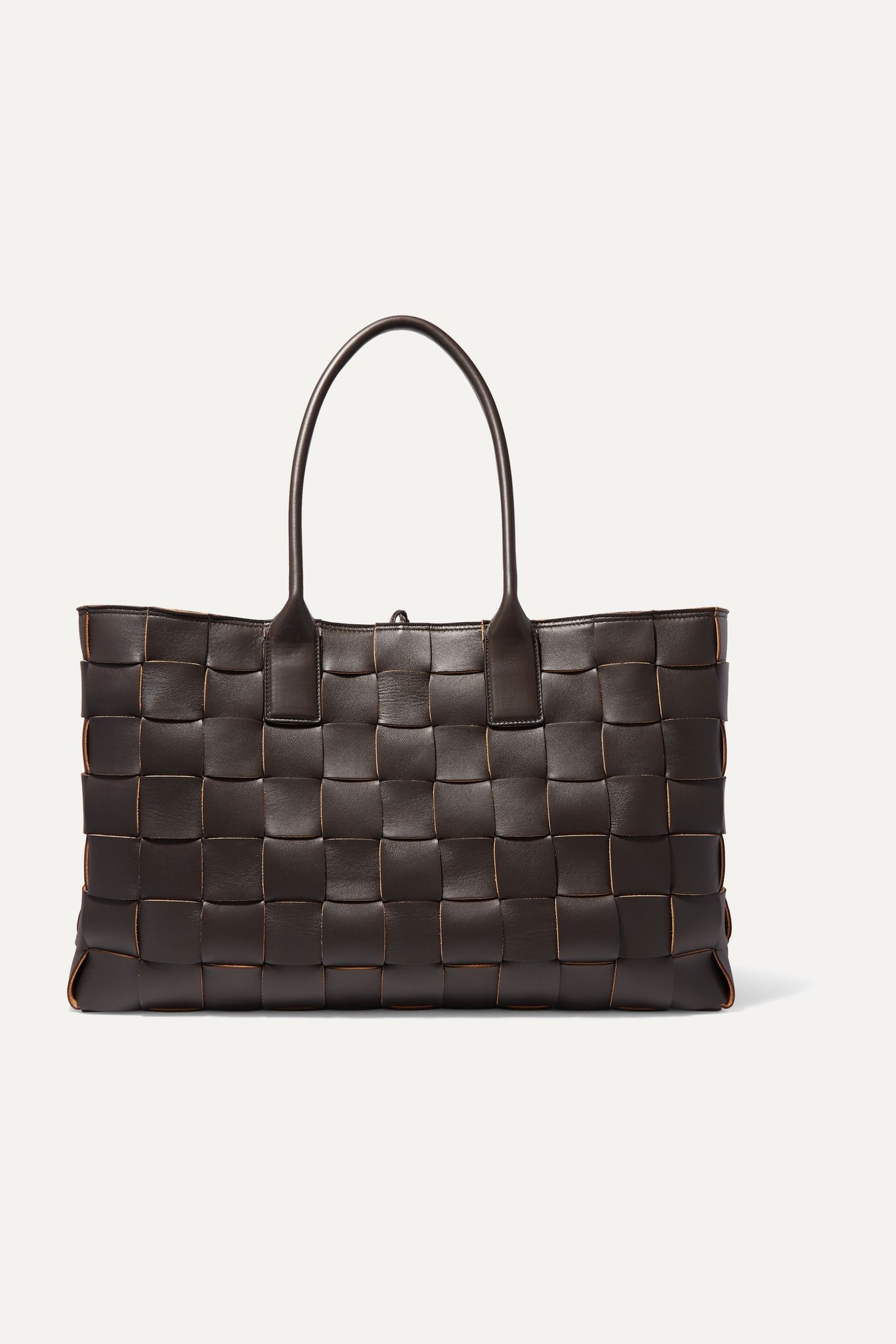 Cabas medium intrecciato leather tote - 1