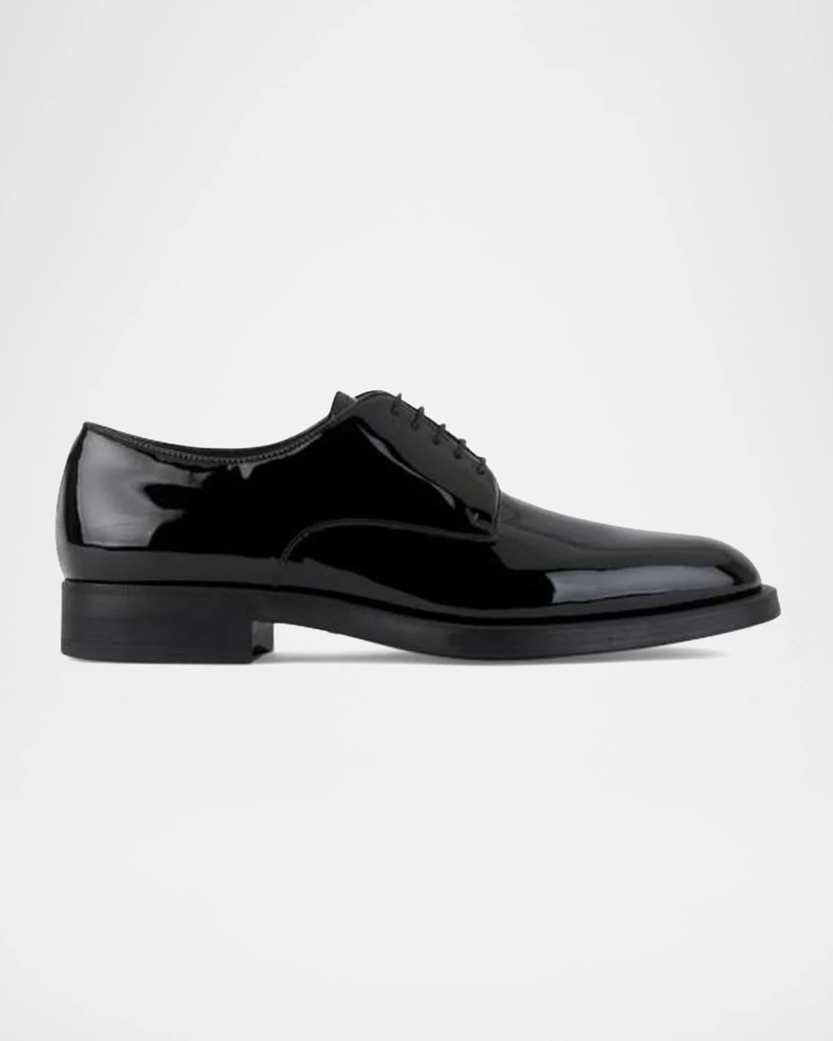 Men's Patent Leather Derby Shoes - 1