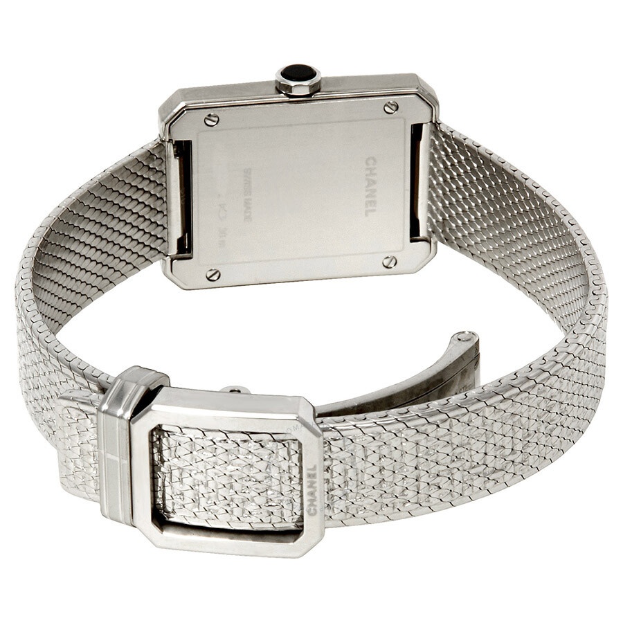 Chanel Boy-Friend Black Guilloche Dial Ladies Watch H4876 - 3