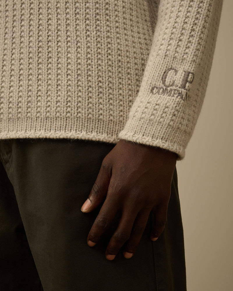 Lambswool GRS Boxy Hooded Sweater 5
