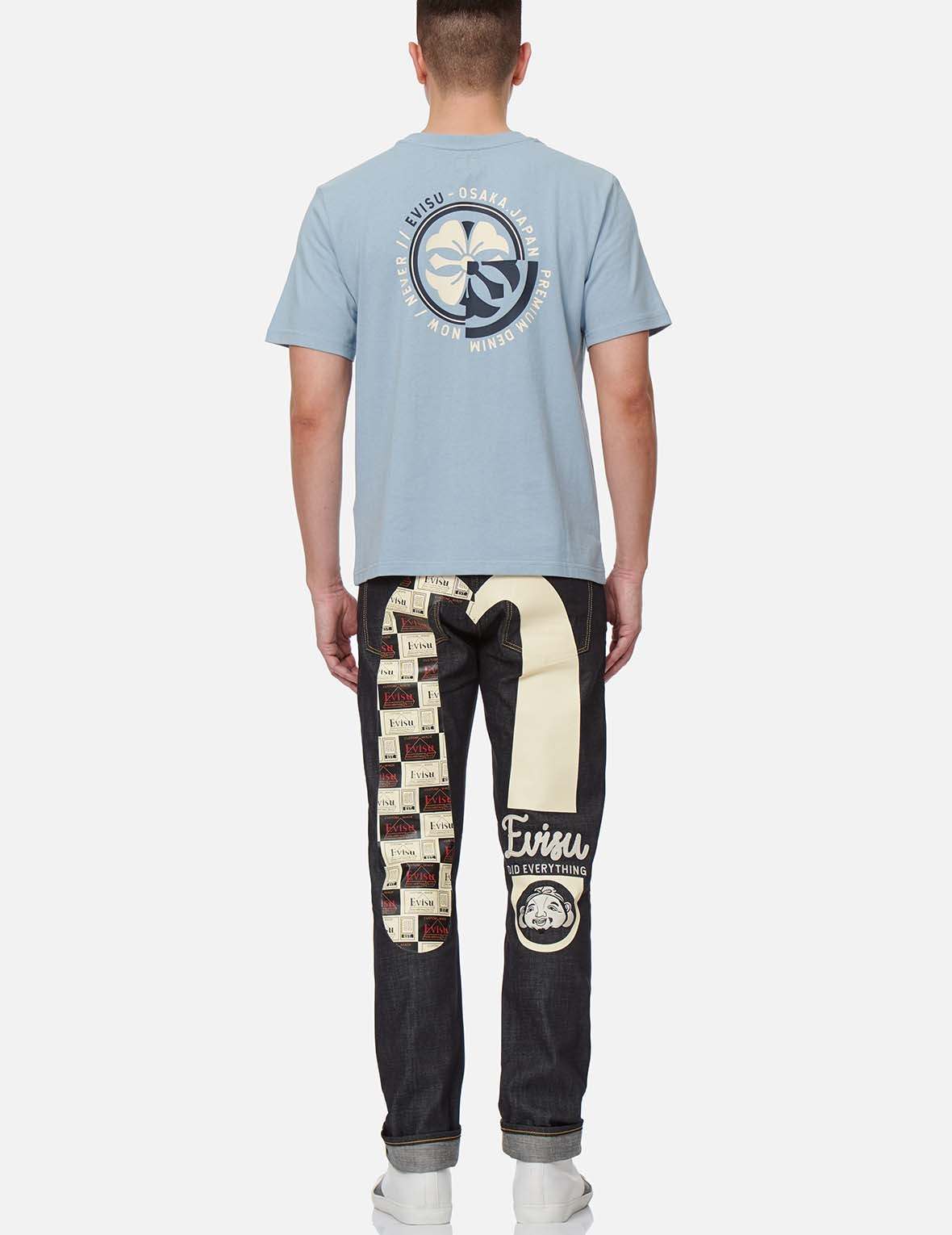 LABEL-PATTERN DAICOCK PRINT CARROT FIT JEANS #2017 - 5