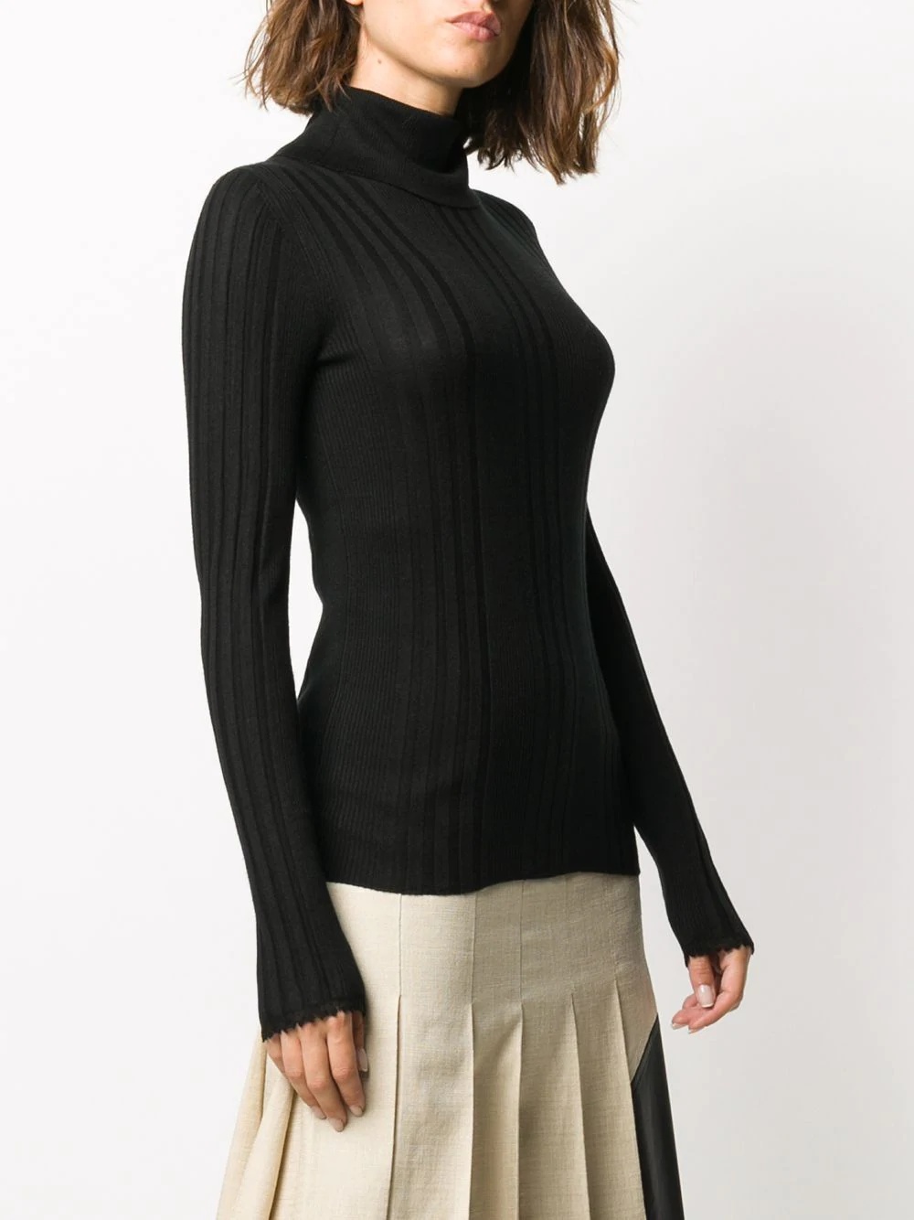 turtleneck knit top - 4