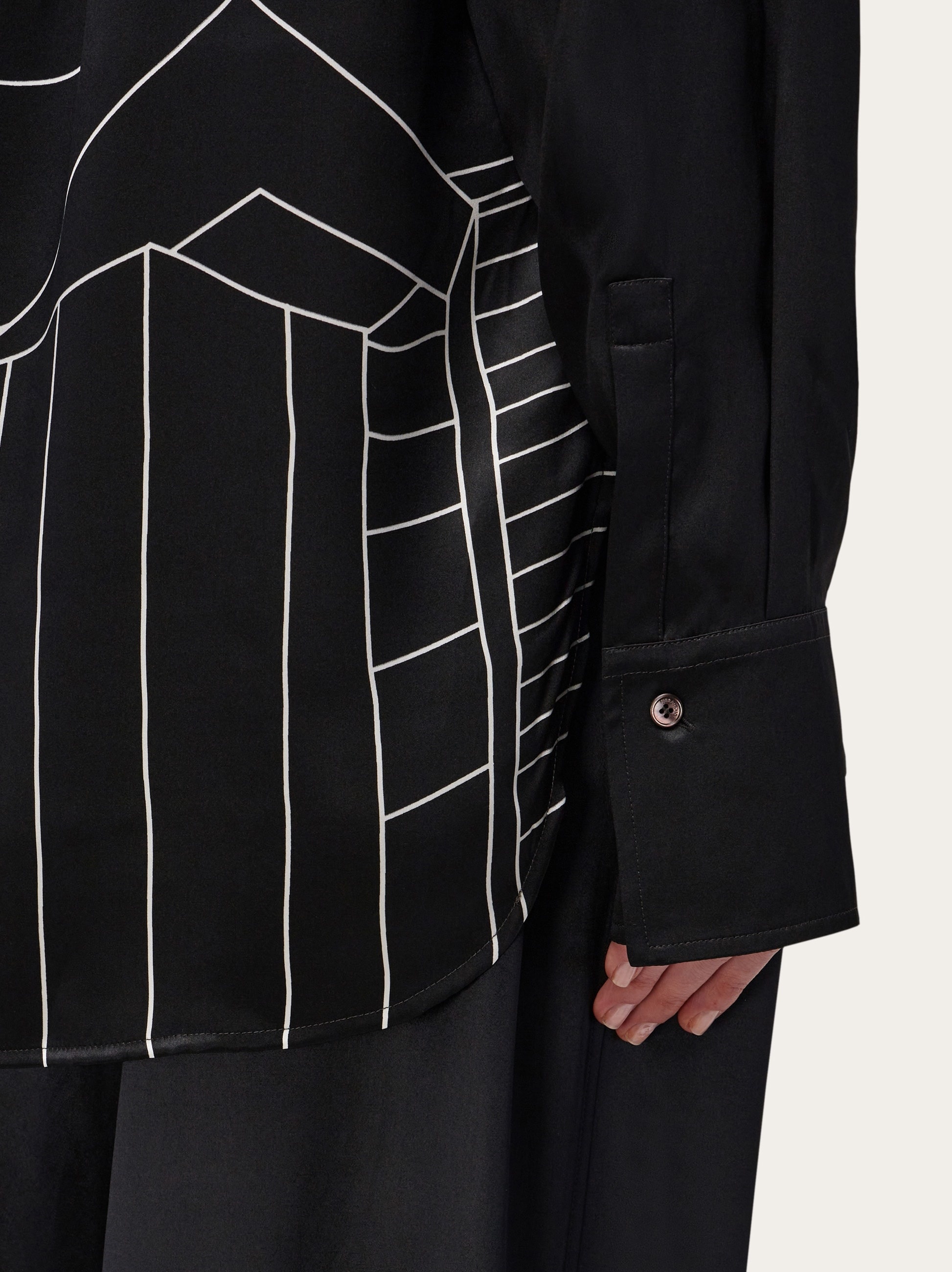 Printed silk shirt - 7