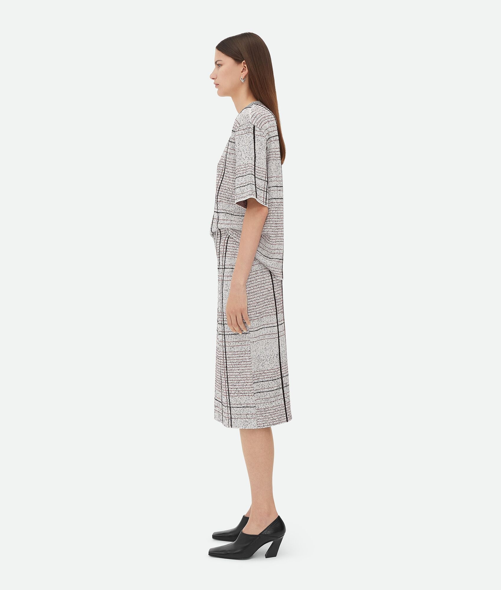 Notebook Cotton Viscose Jacquard Skirt - 2