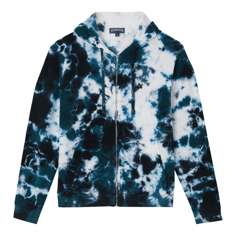Men Terry Sweatshirt Rough Ocean Tie & Dye 1