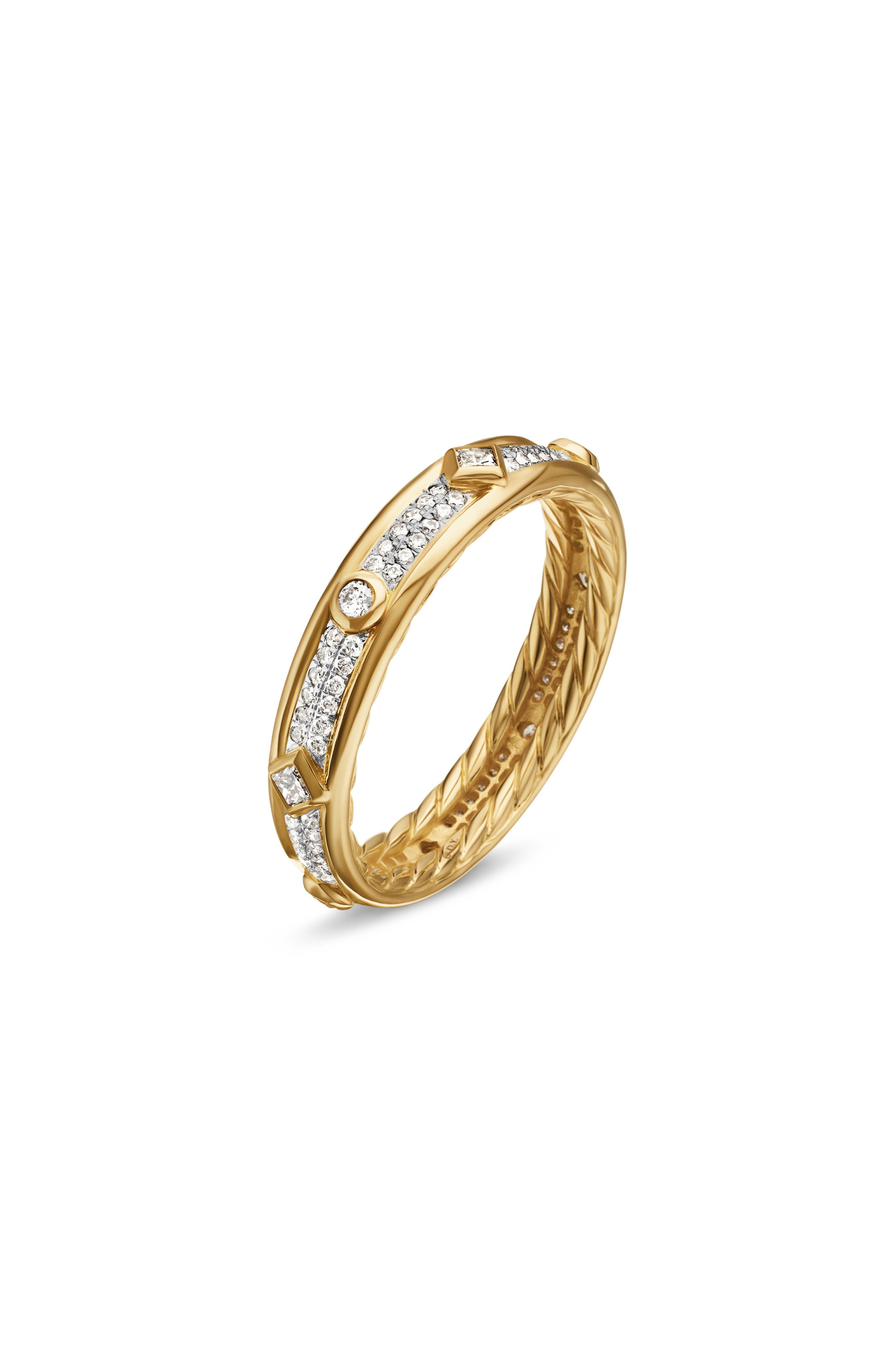 David Yurman Modern Renaissance Band Ring in 18K Yellow Gold at Nordstrom - 5