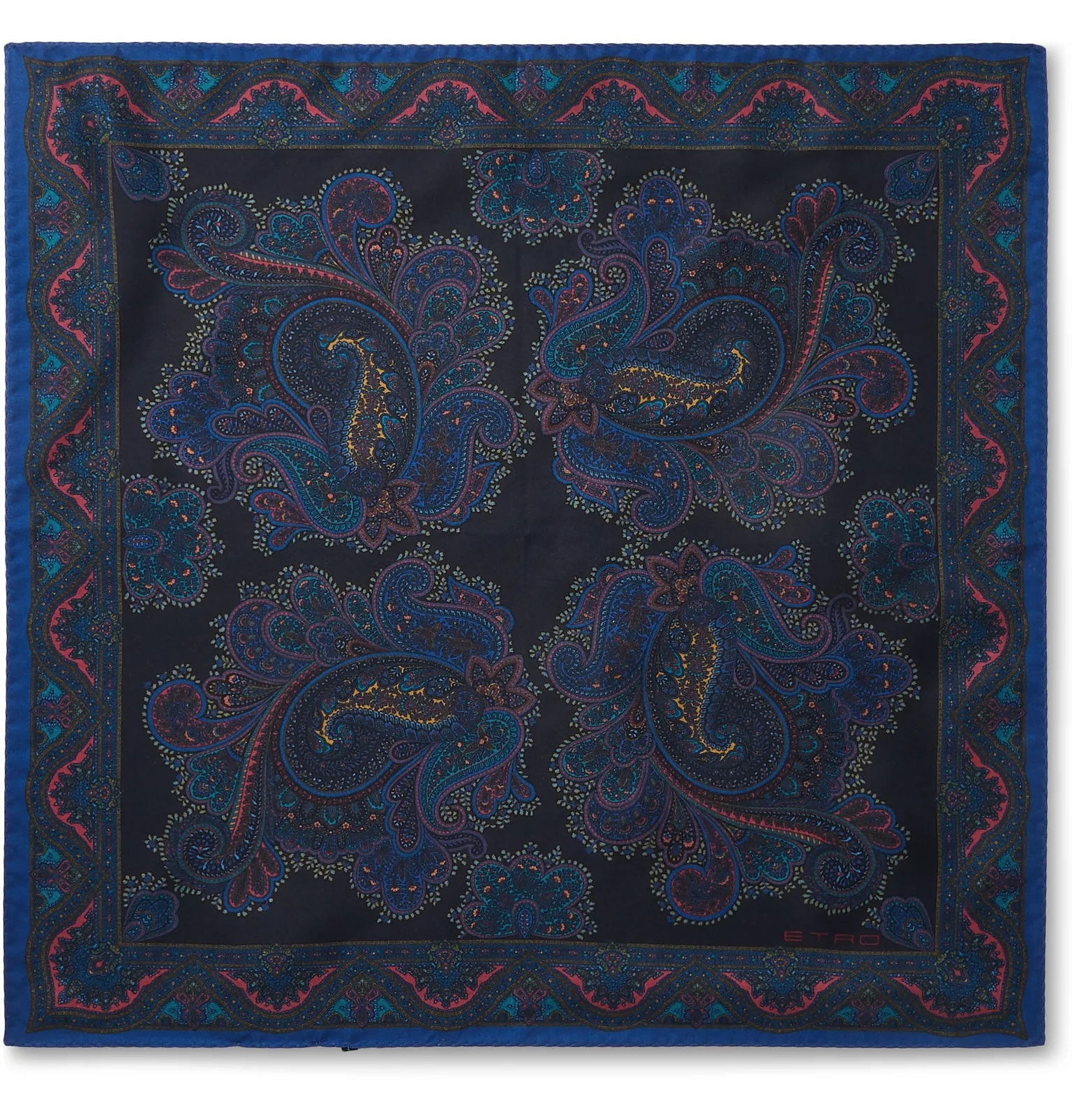 Paisley-Print Silk-Twill Pocket Square - 3