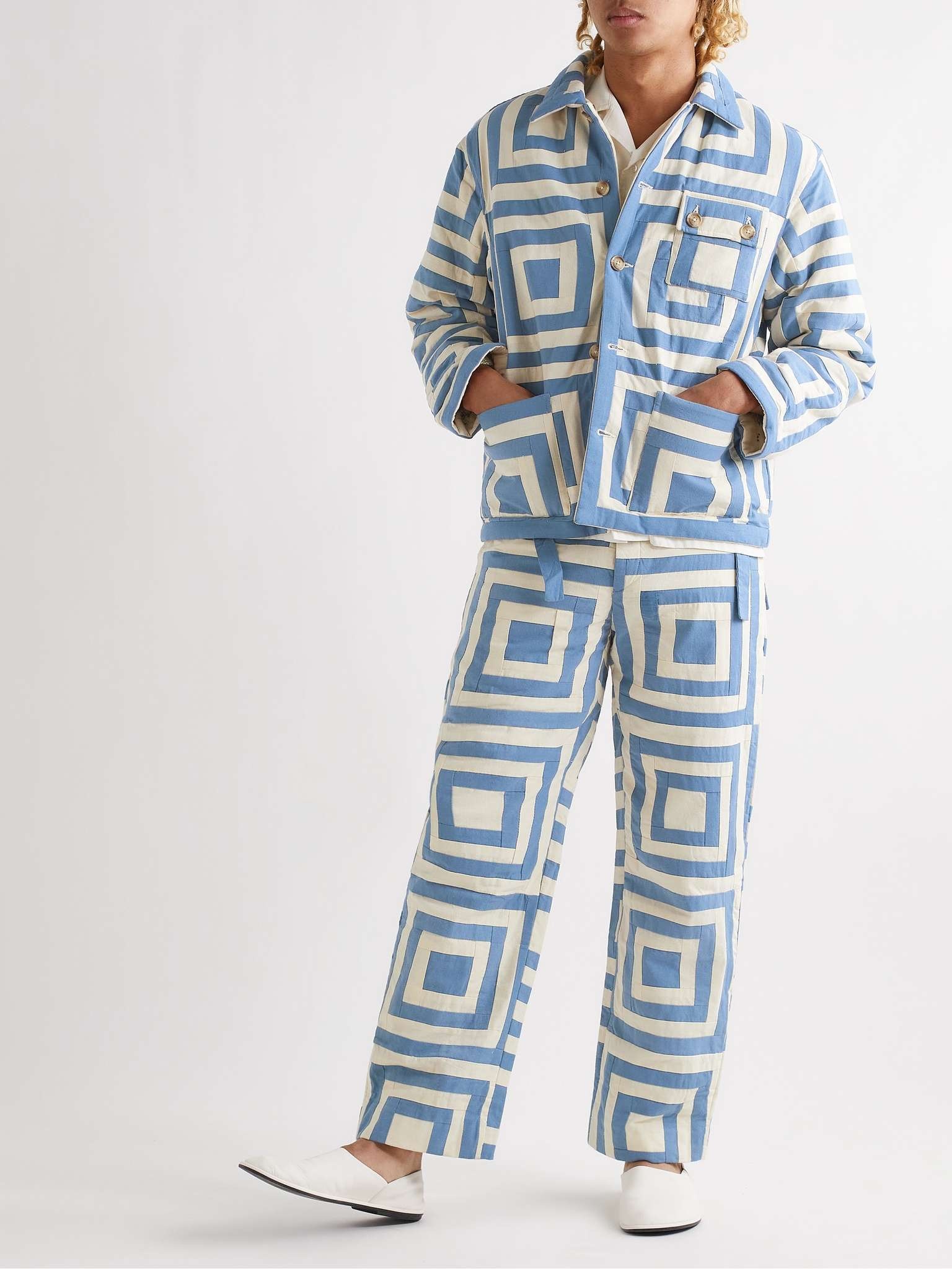 White House Steps Reversible Quilted Printed Cotton Jacket - 2