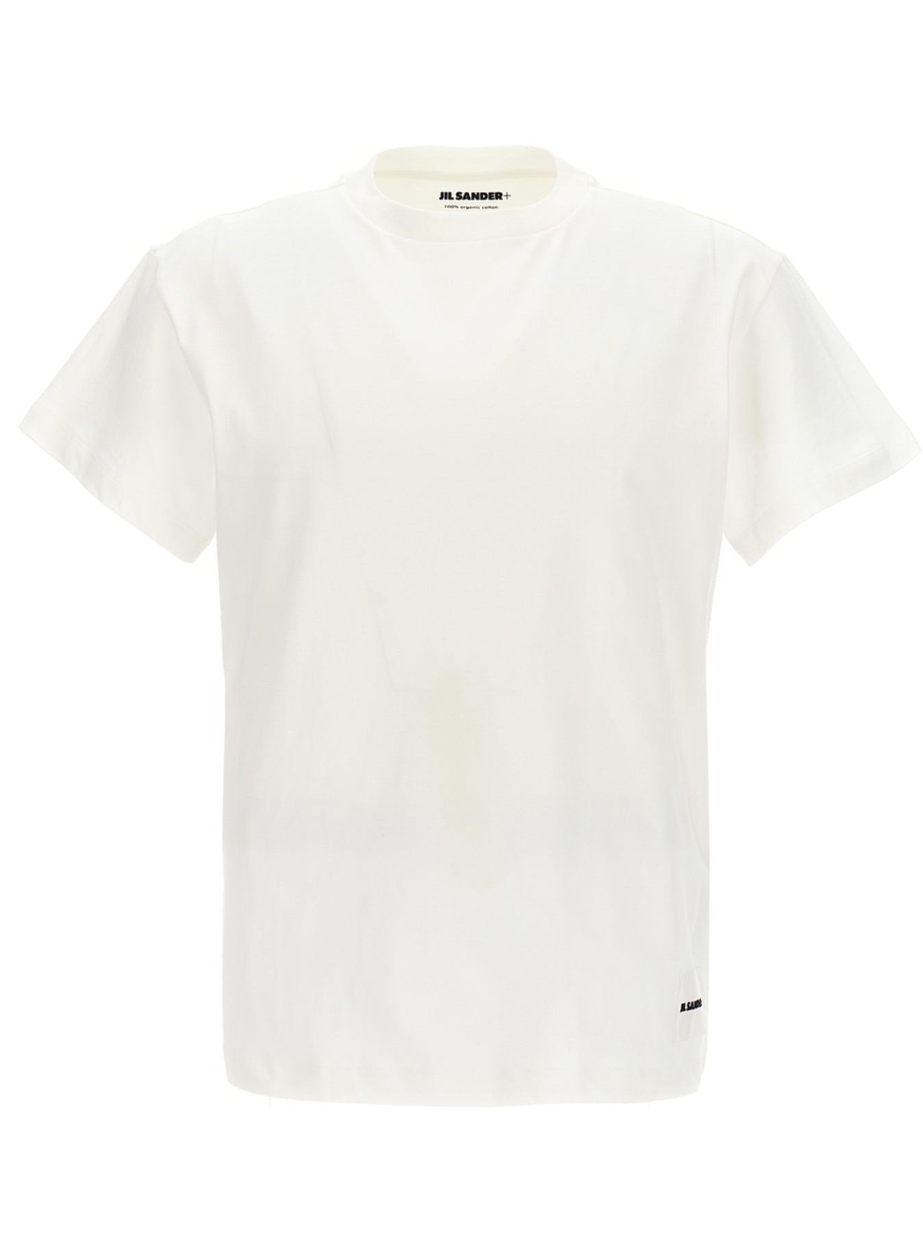 Jil Sander Cotton T-Shirt and Tank Top Set in Neutral Shades