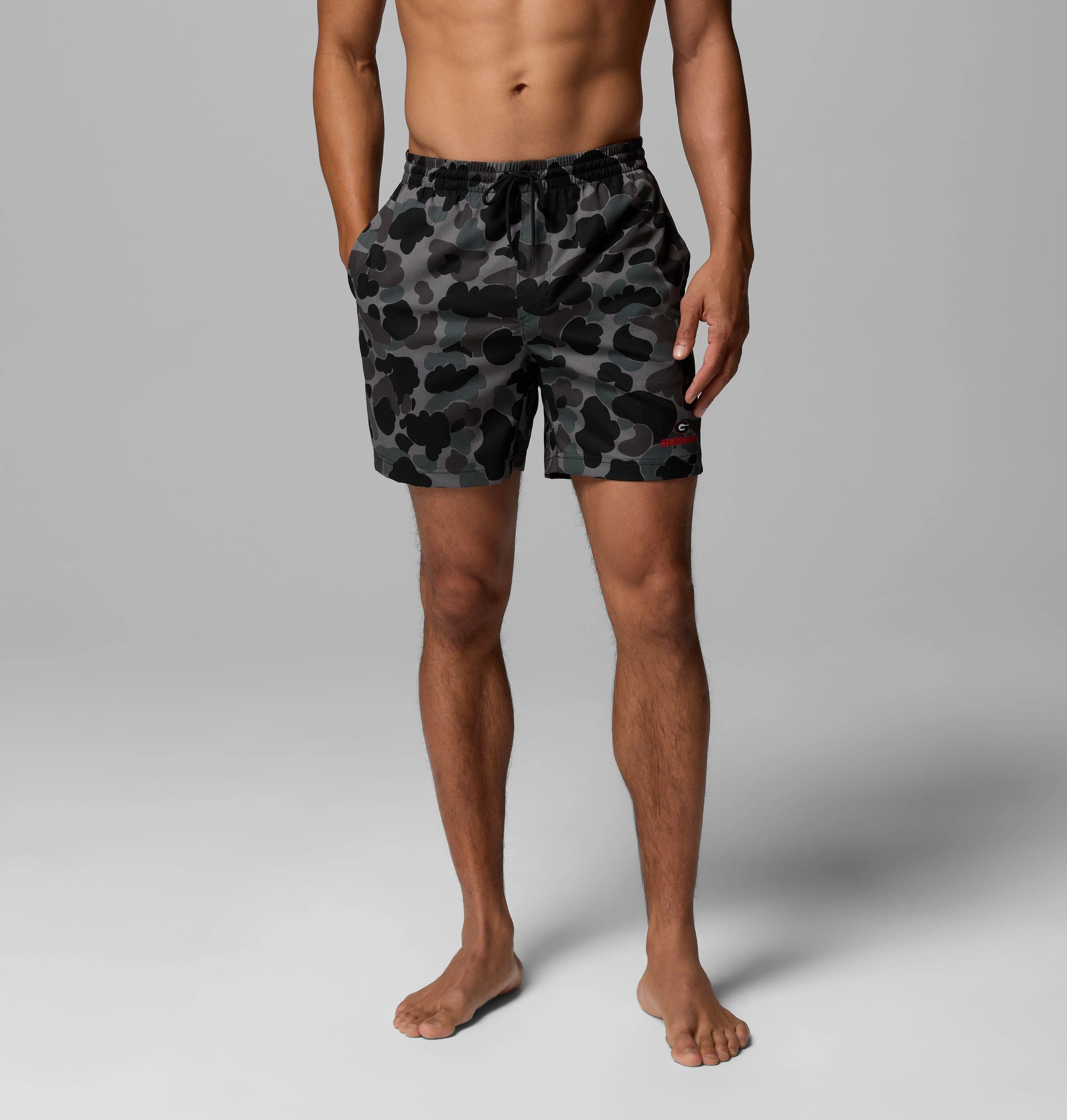 Men's Collegiate PFG Rambler Printed Shorts - Georgia - 1