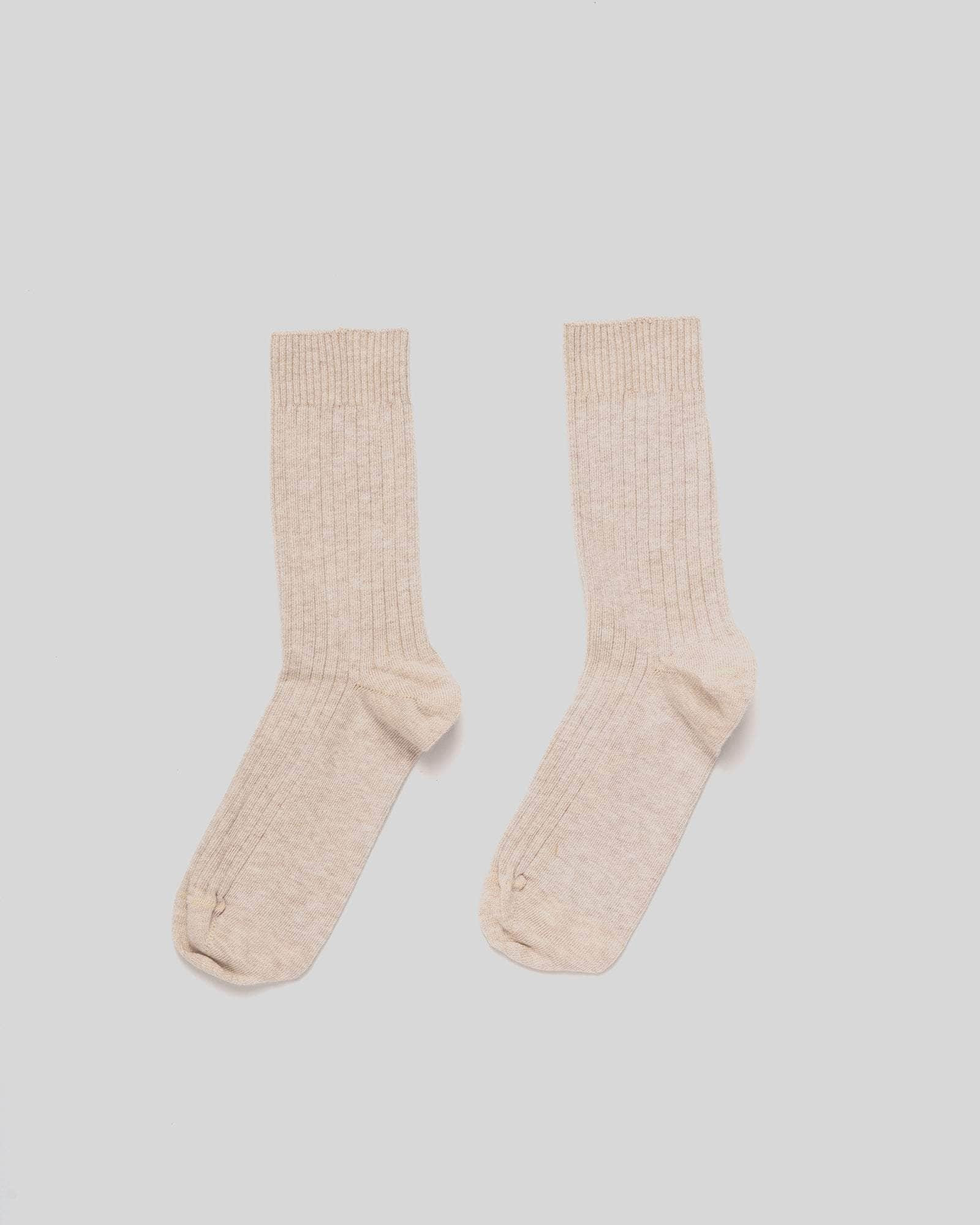 Rib Overankle Socks - Organic Cotton Rib - 4