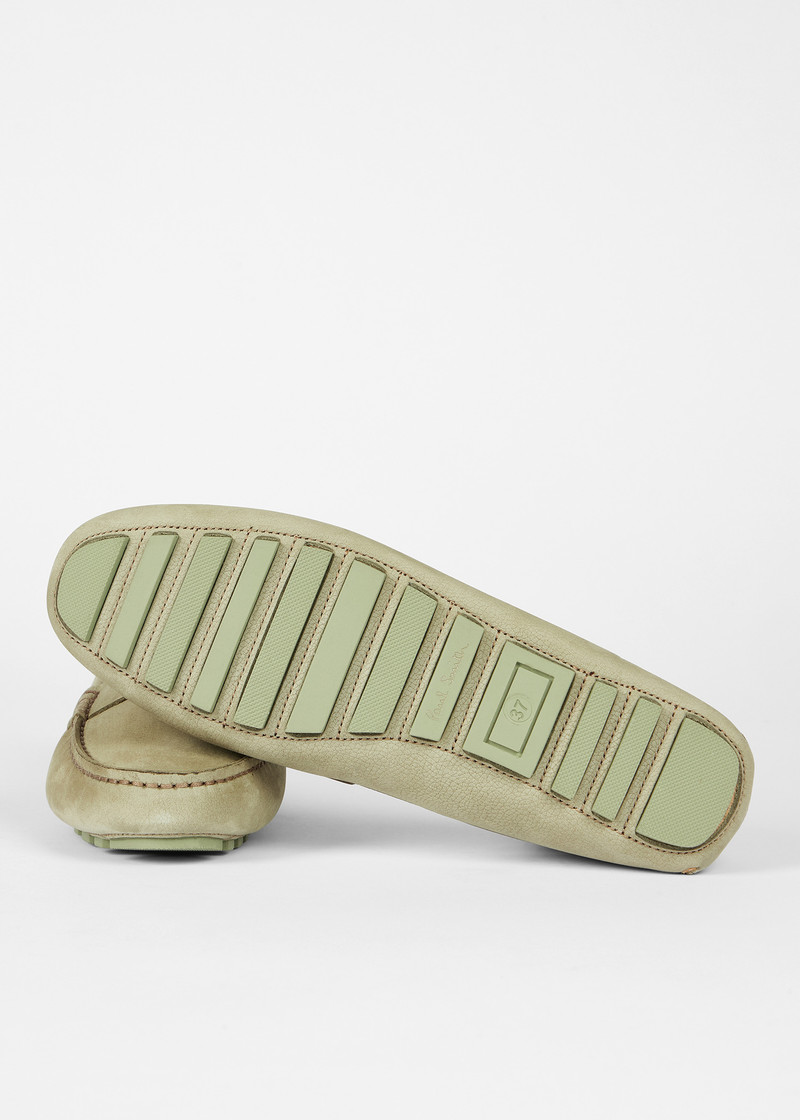 Paul Smith Women's 'Tibbs' Moss Green Driving Loafers outlook