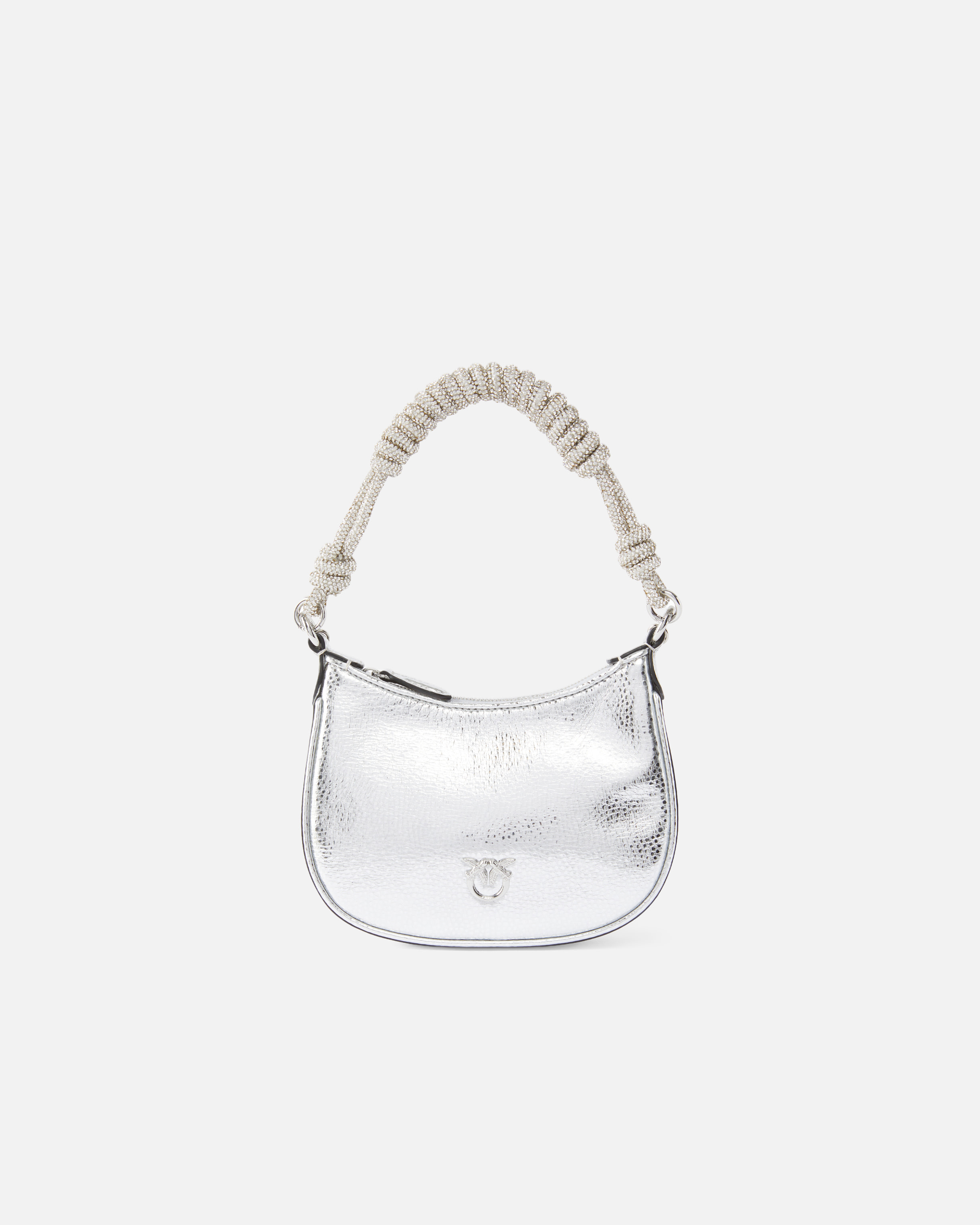 HALF MOON BABY C WITH LAMINATED TUMBLED LEATHER HANDLE - 1