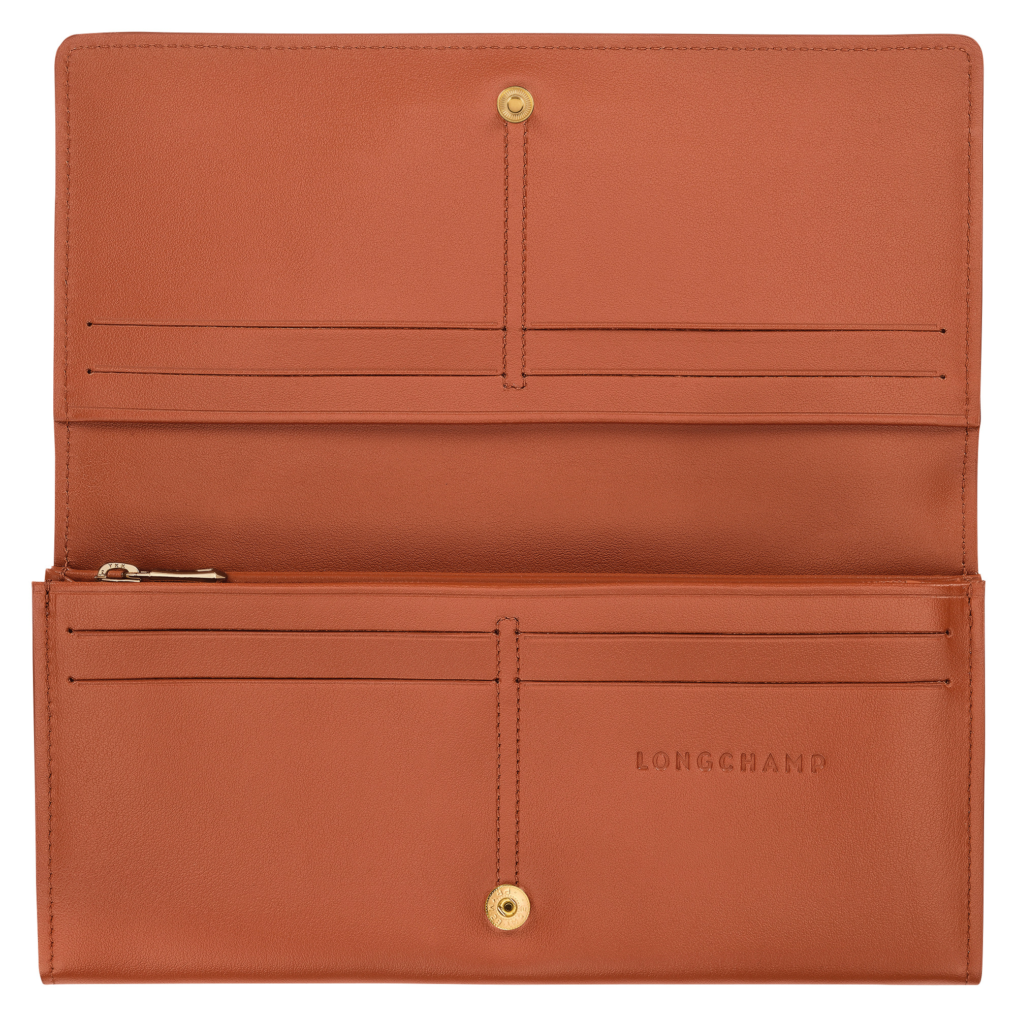 Le Roseau Long continental wallet Bark - Leather - 3