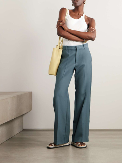 ST. AGNI + NET SUSTAIN recycled-twill wide-leg pants outlook