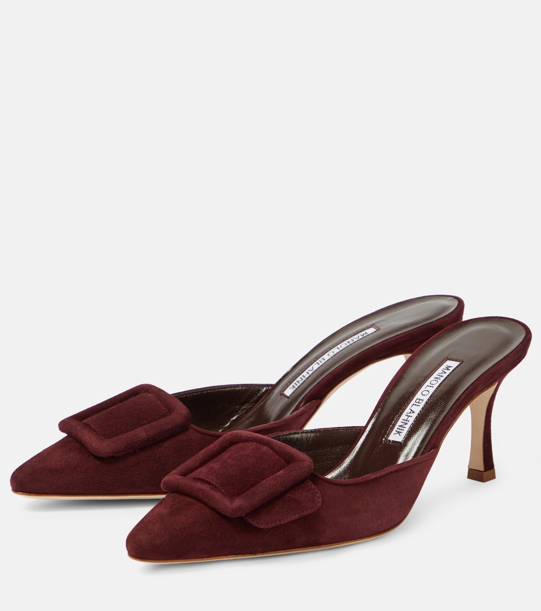 Maysale 70 suede mules - 5