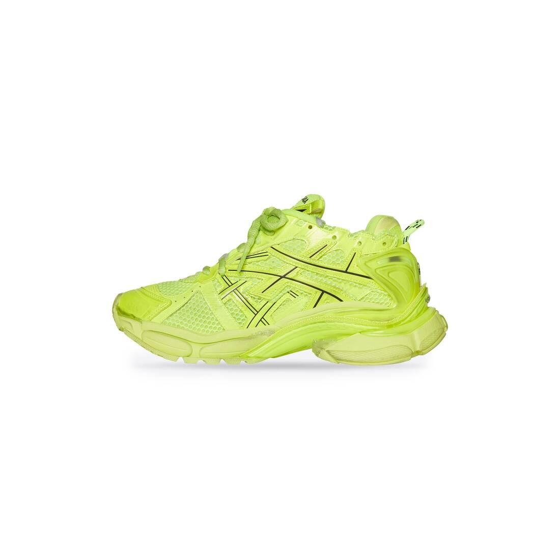 Men's Runner Sneaker in Yellow - 4