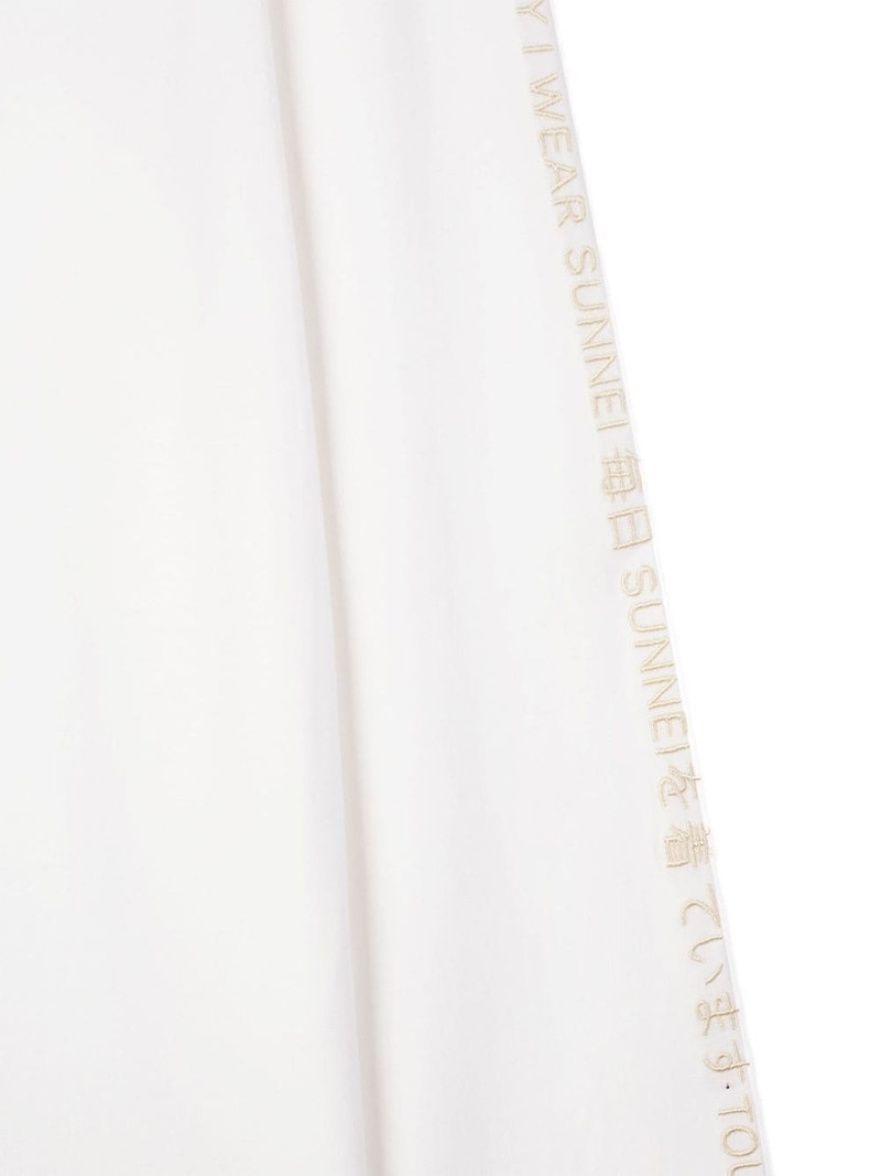 SUNNEI logo-embroidered T-shirt outlook