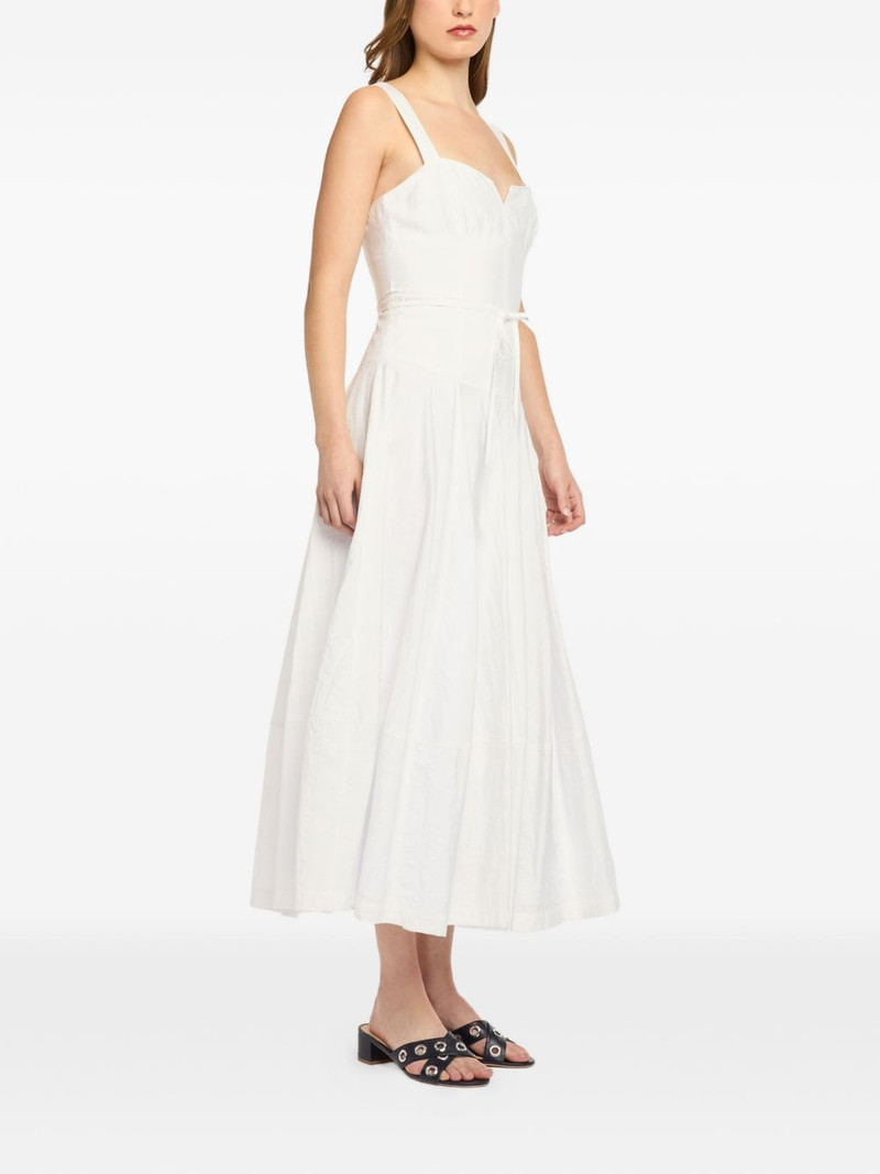 Jerome sweetheart-neck tie midi dress 3