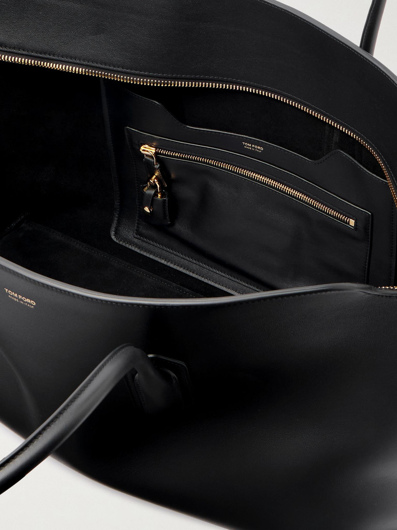 Alexander East West Leather Tote Bag Black 5