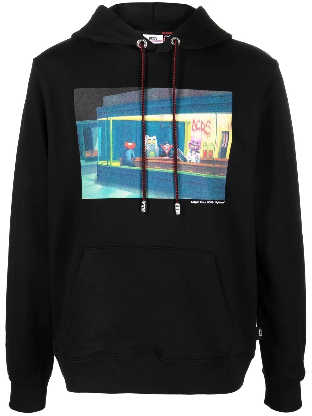 x Leegan Koo Nightmares print hoodie - 1