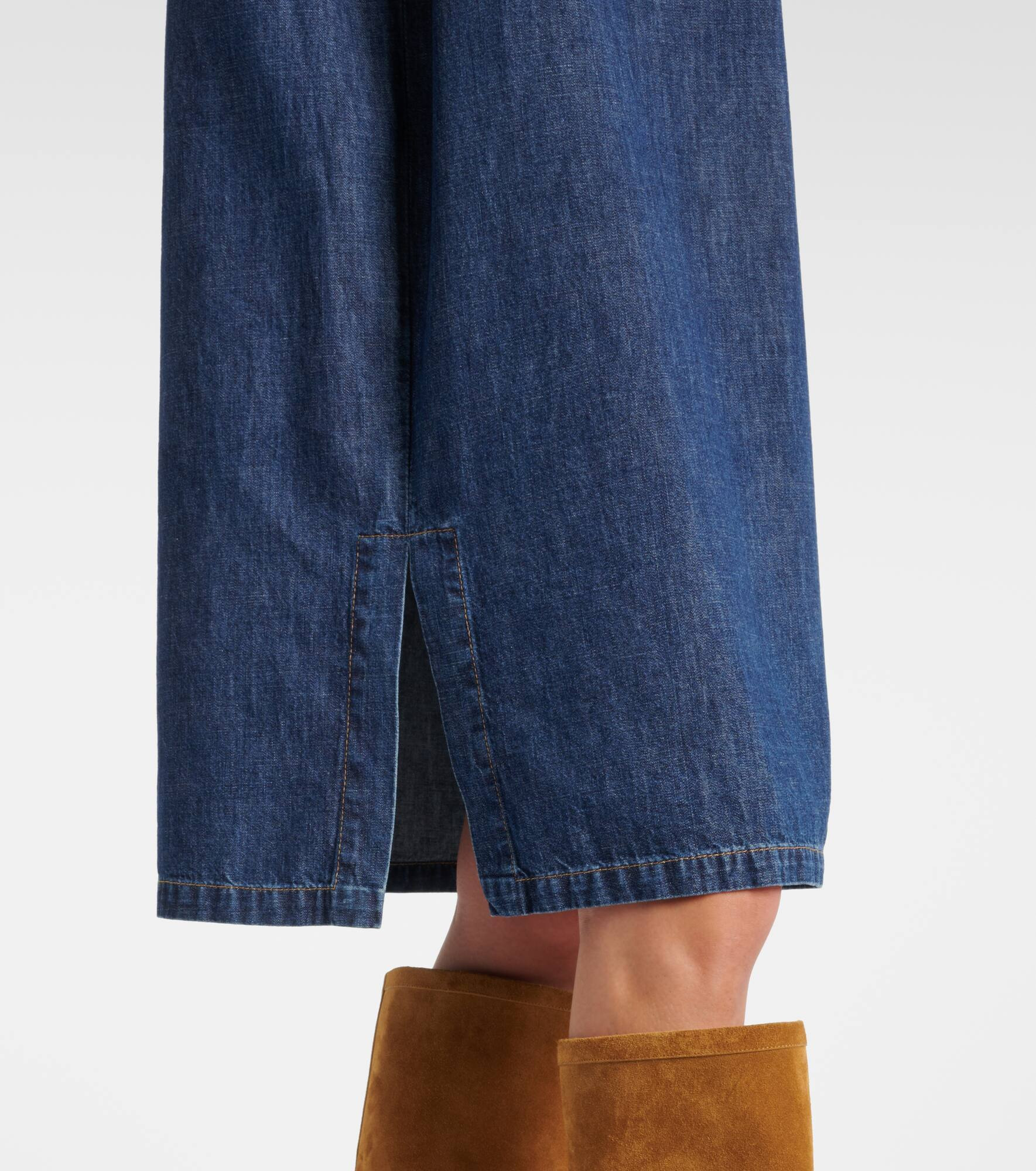Denim shirt dress - 5